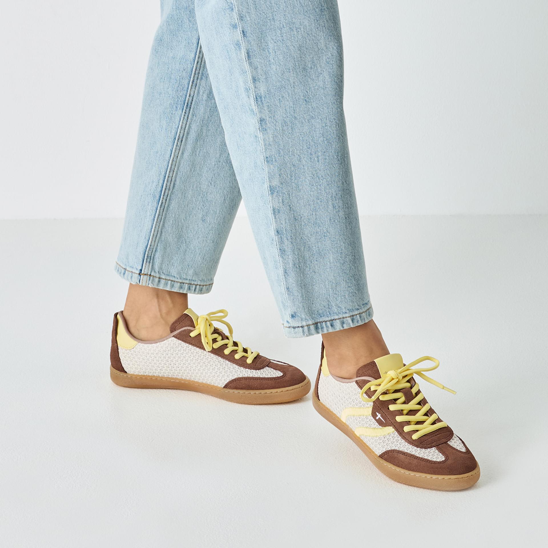 Tamaris Krista Sneakers in Brown Comb (SKU 1-23633-46--398)