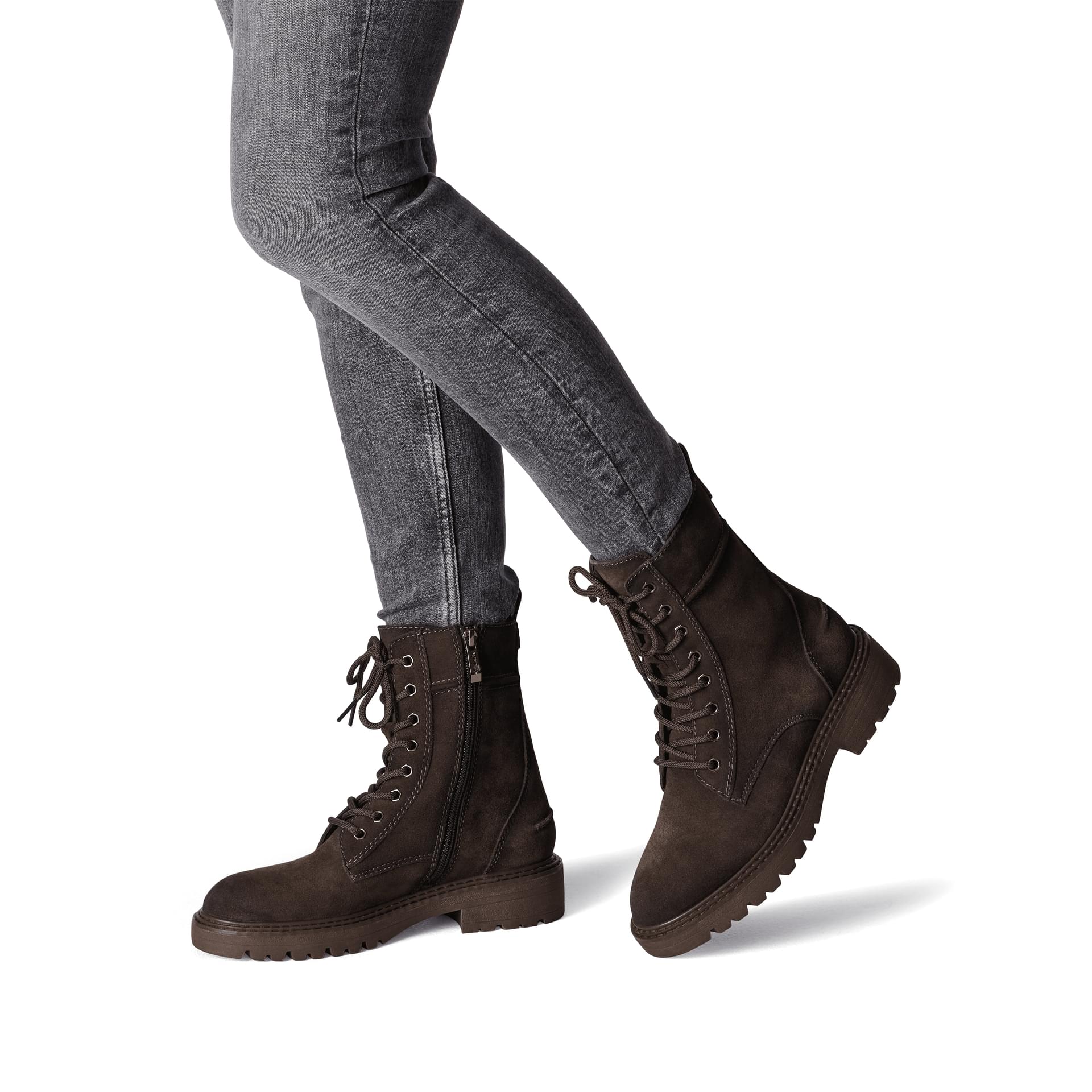 Tamaris Lisette Enkellaarsjes 1-25223-43 in Mocca