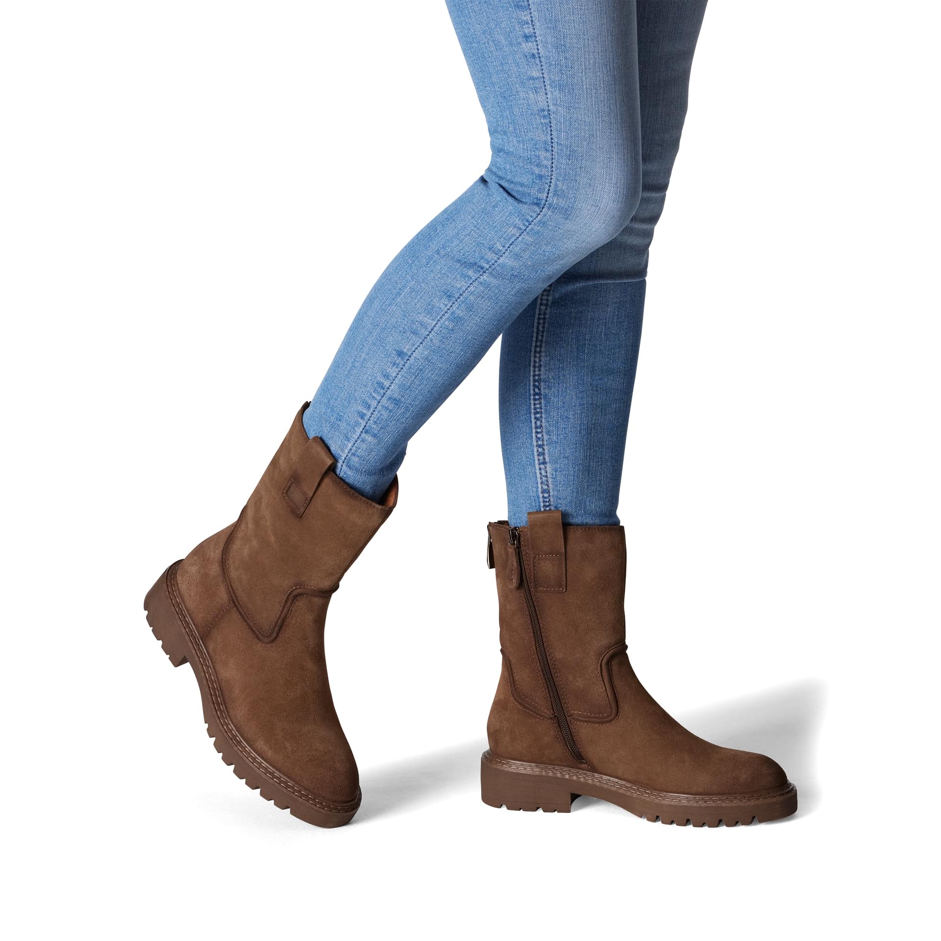 Tamaris Lisette Enkellaarsjes 1-25470-43 in Camel