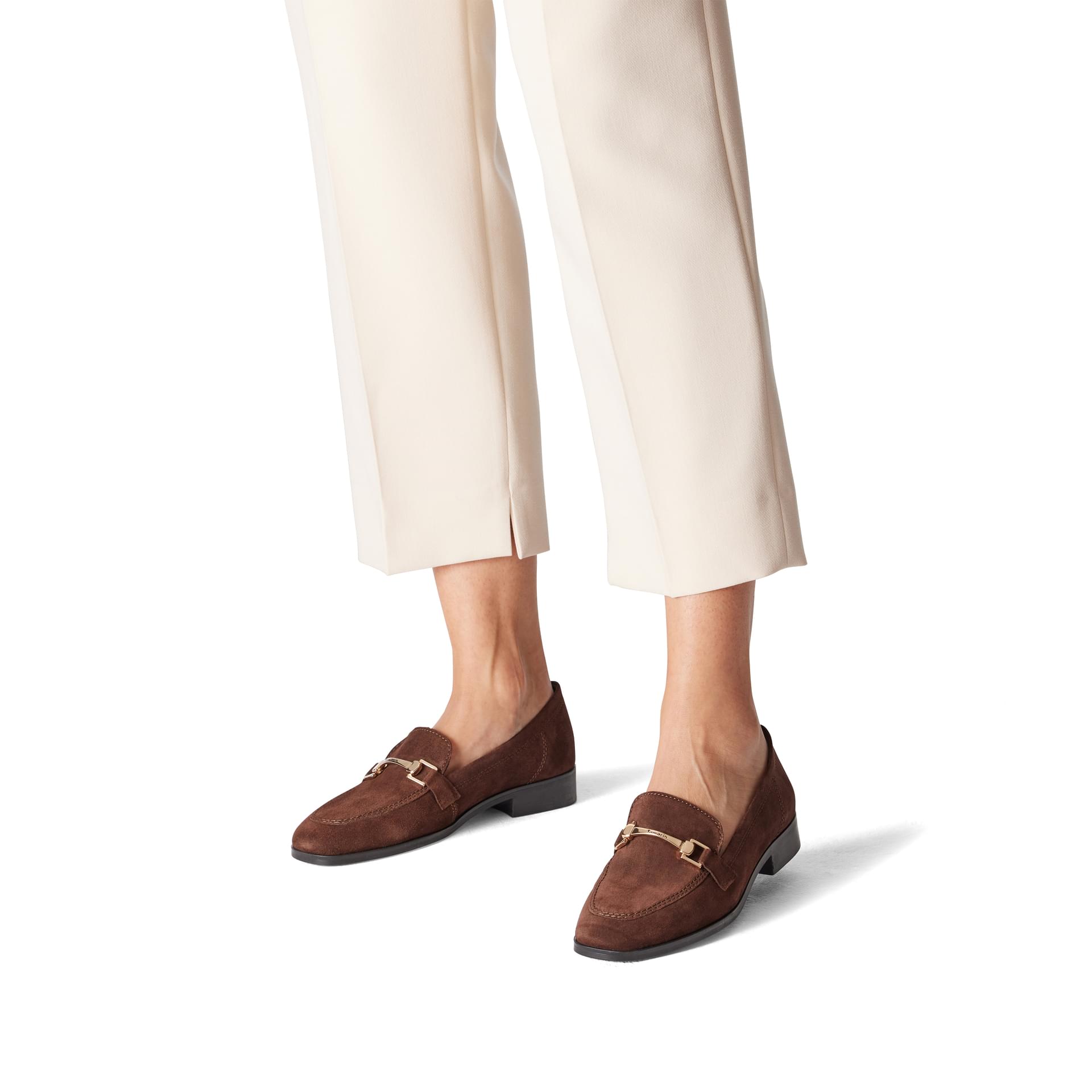 Tamaris Maybritt Slippers 1-24213-43 in Mocca