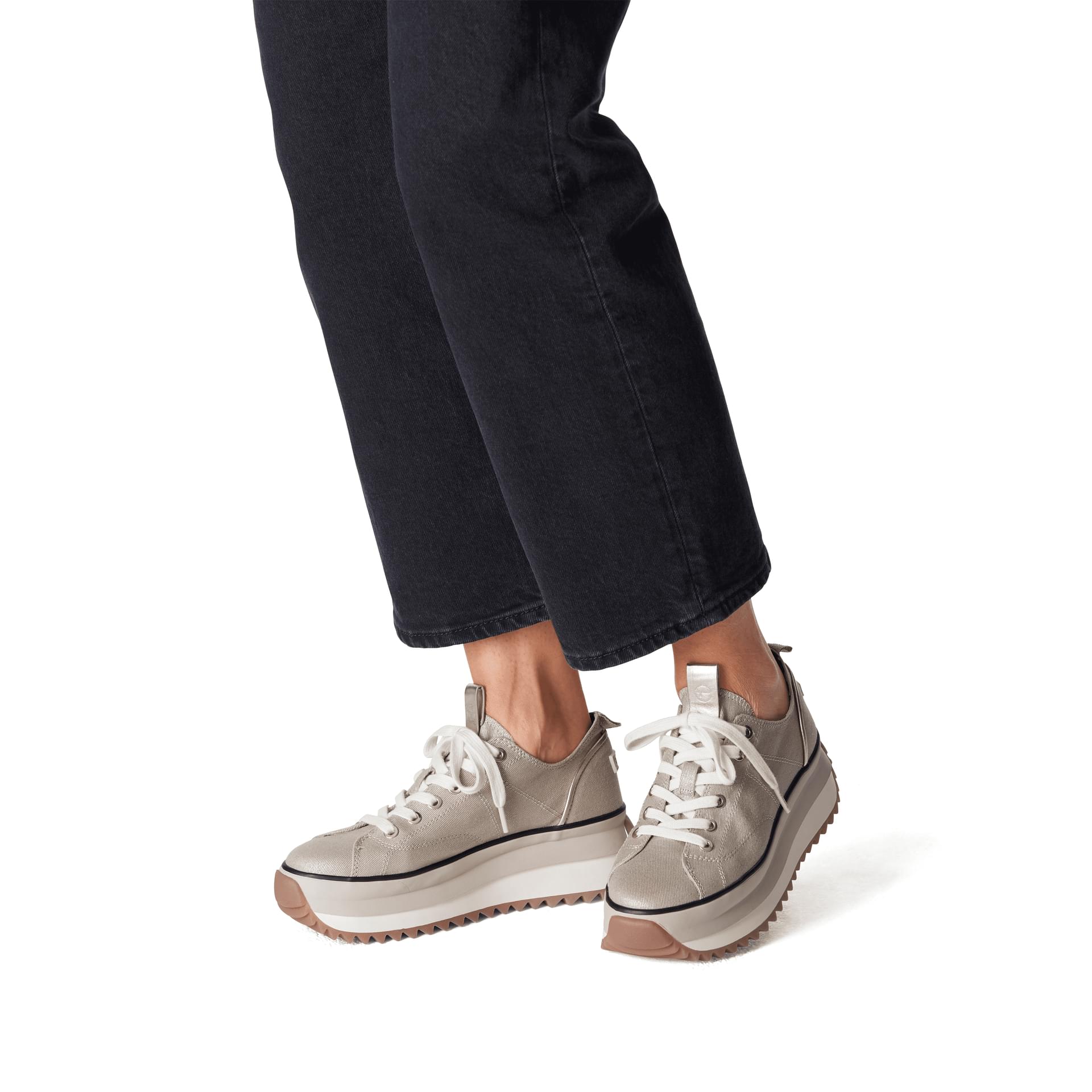 Tamaris Milena Baskets in Light Gold (SKU 1-23731-41--933)