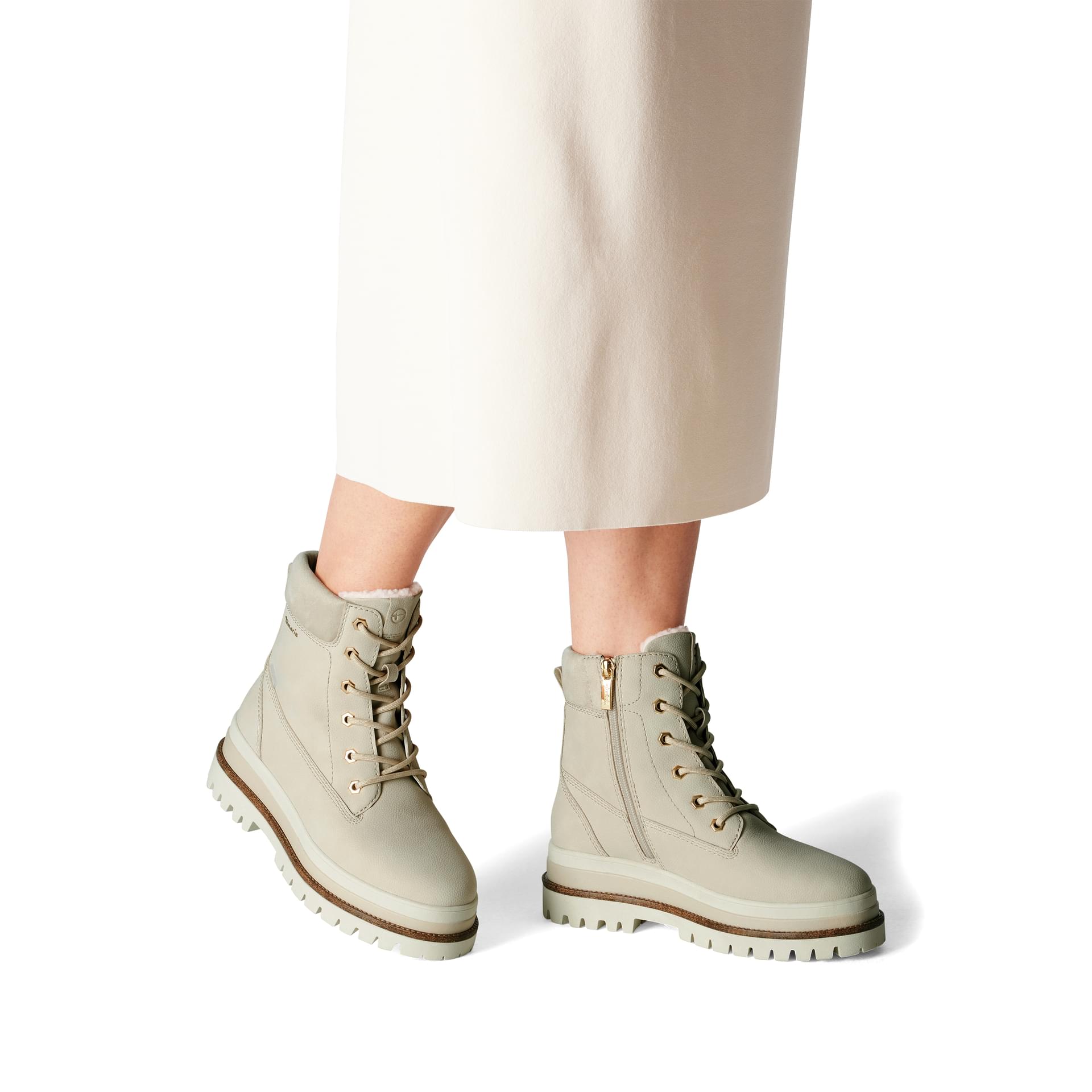Tamaris Milena Ankle Boots 1-26231-43 in Ivory