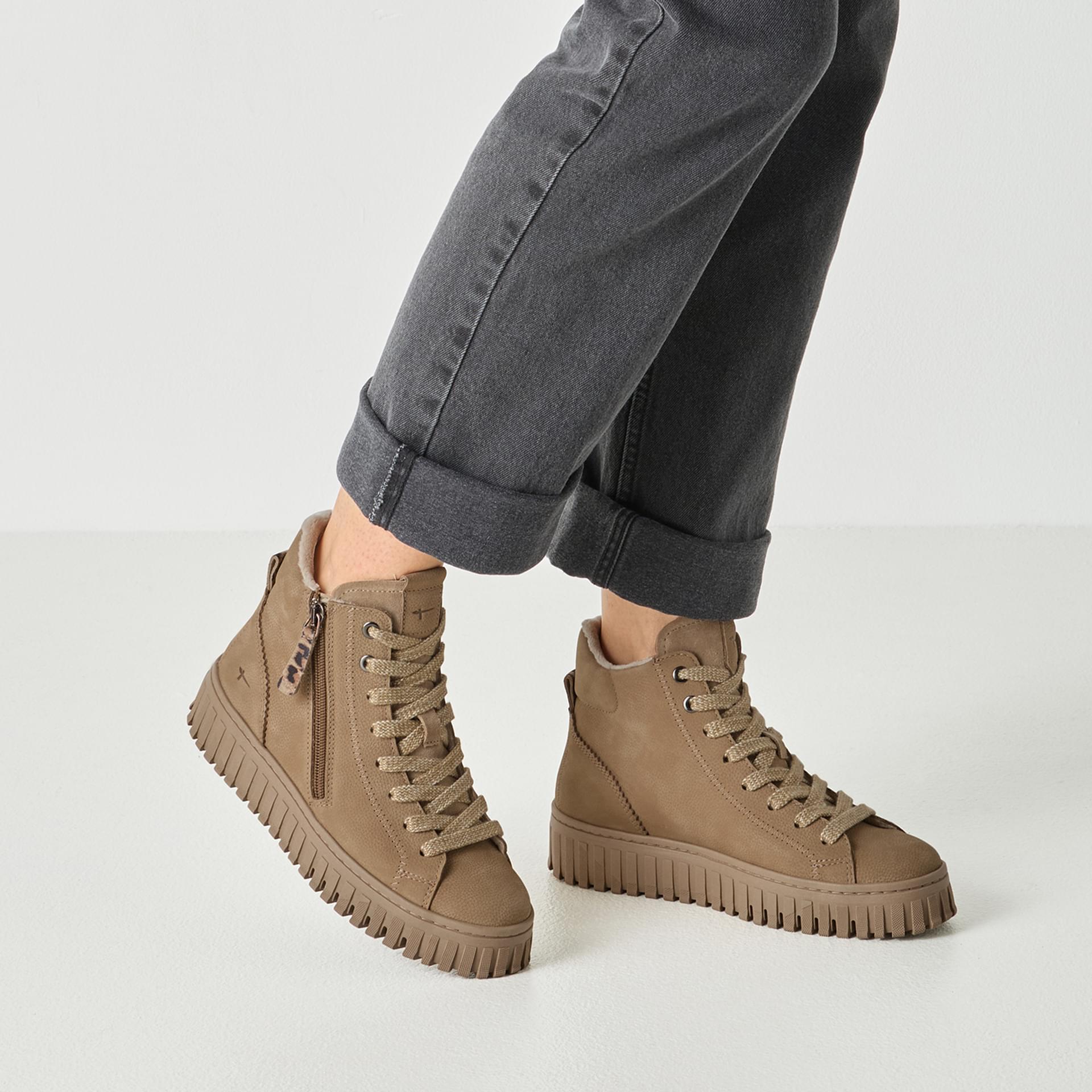 Tamaris Minora Ankle Boots in Beige (SKU 1-25201-47--400)
