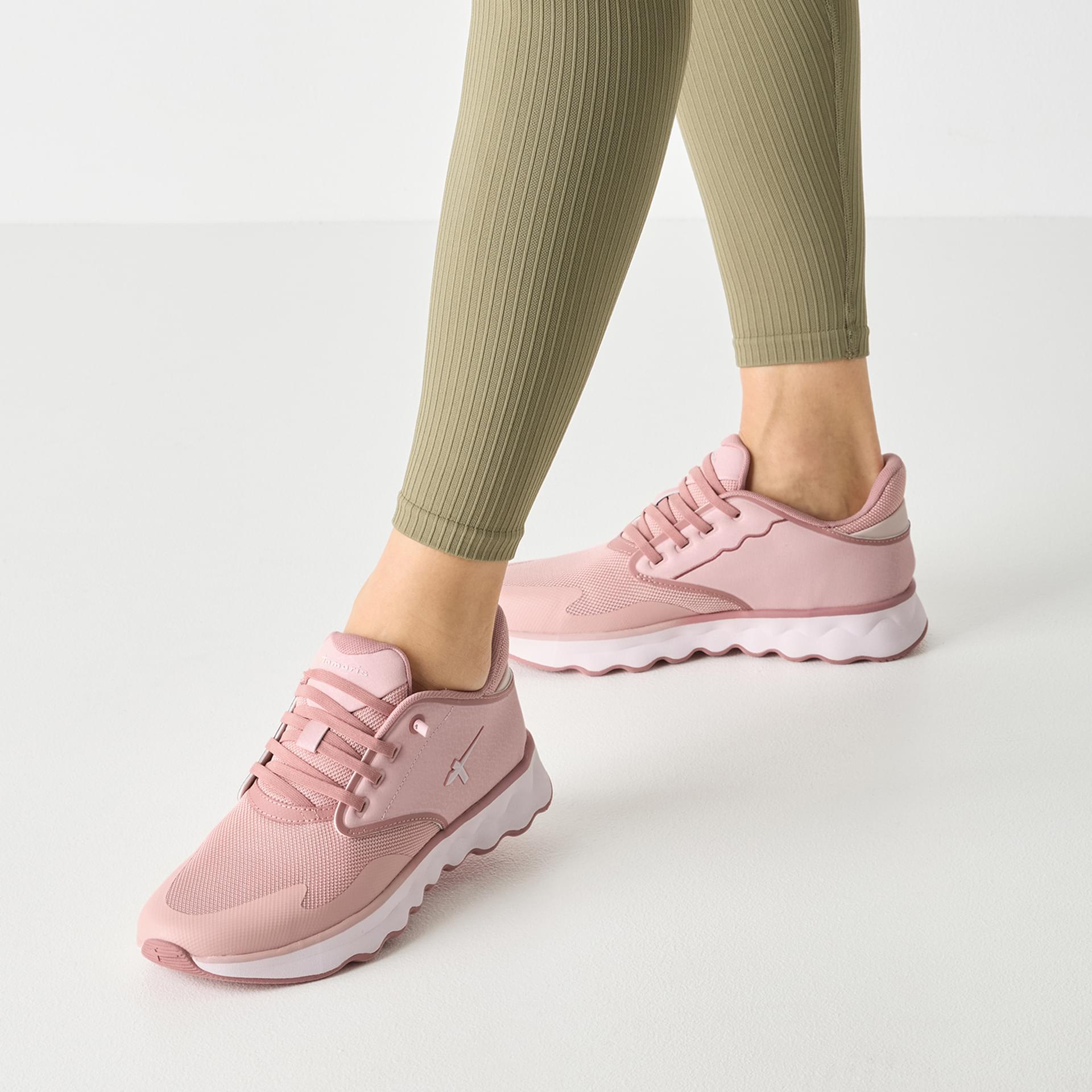 Tamaris Nowana Sneakers mesh in Rose (SKU 1-23700-44--521)