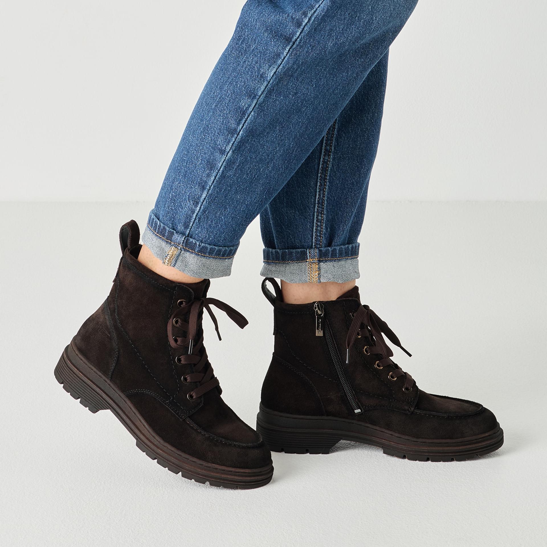 Tamaris Rixi Ankle Boots leather in Mocca (SKU 1-25234-47--304)