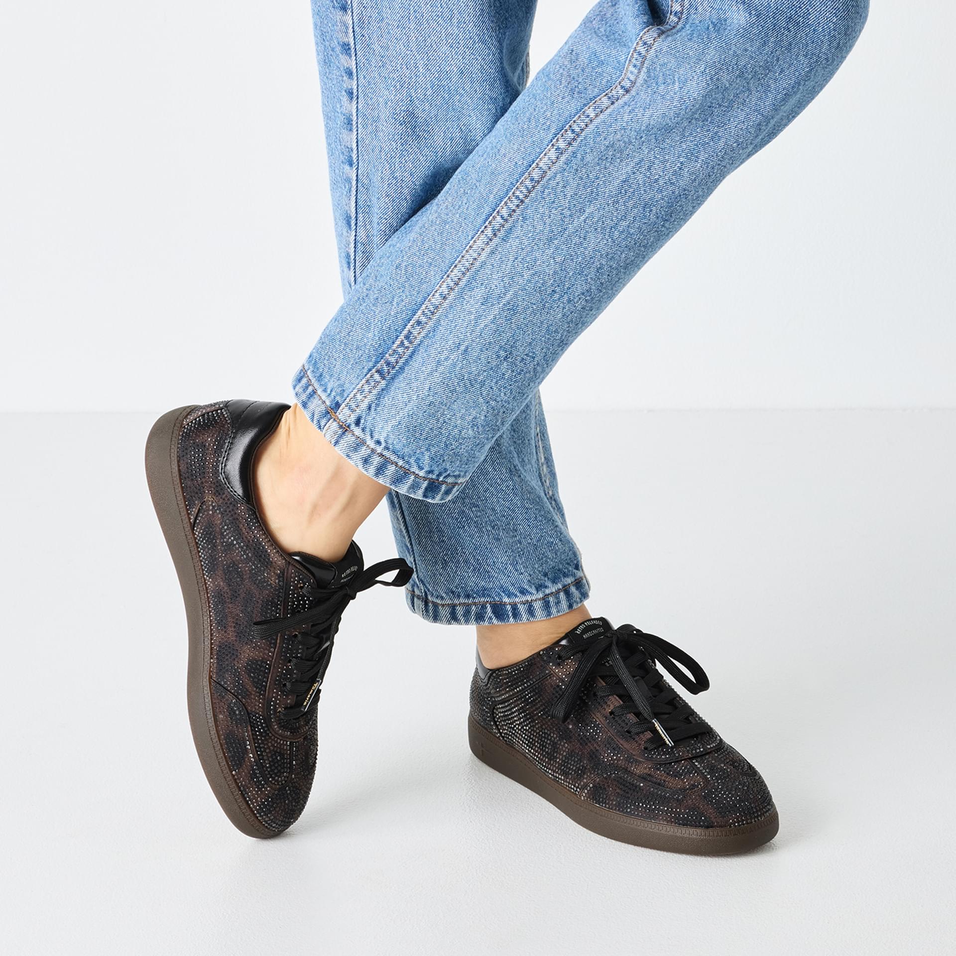Tamaris Tati Sneakers 1-23666-45 in Mocca Leopard