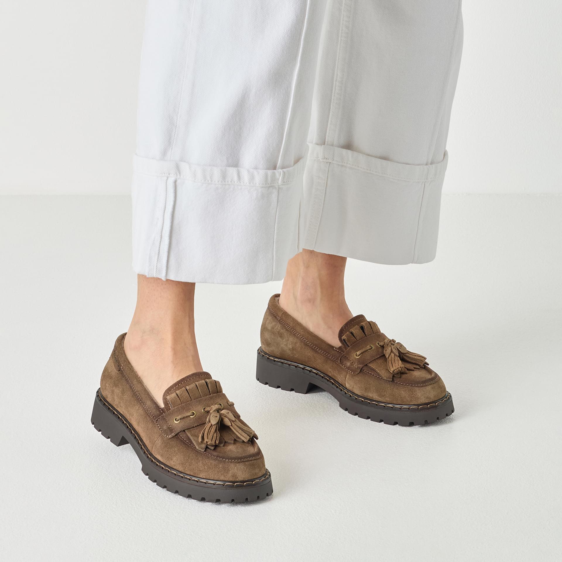 Tamaris Tavendra Loafers leather in Camel (SKU 1-24716-47--310)