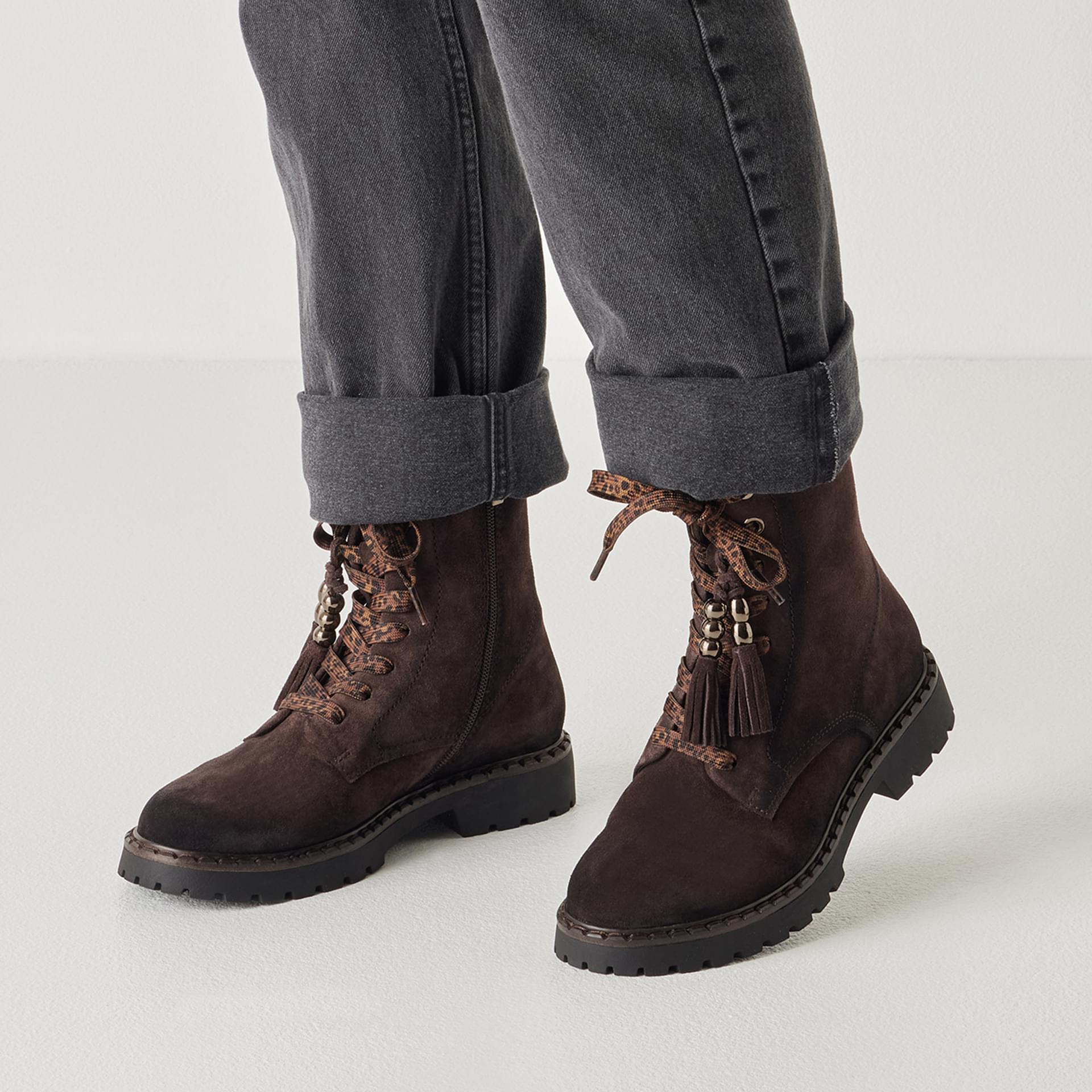 Tamaris Tavendra Bottines cuir in Mocca (SKU 1-25284-47--304)