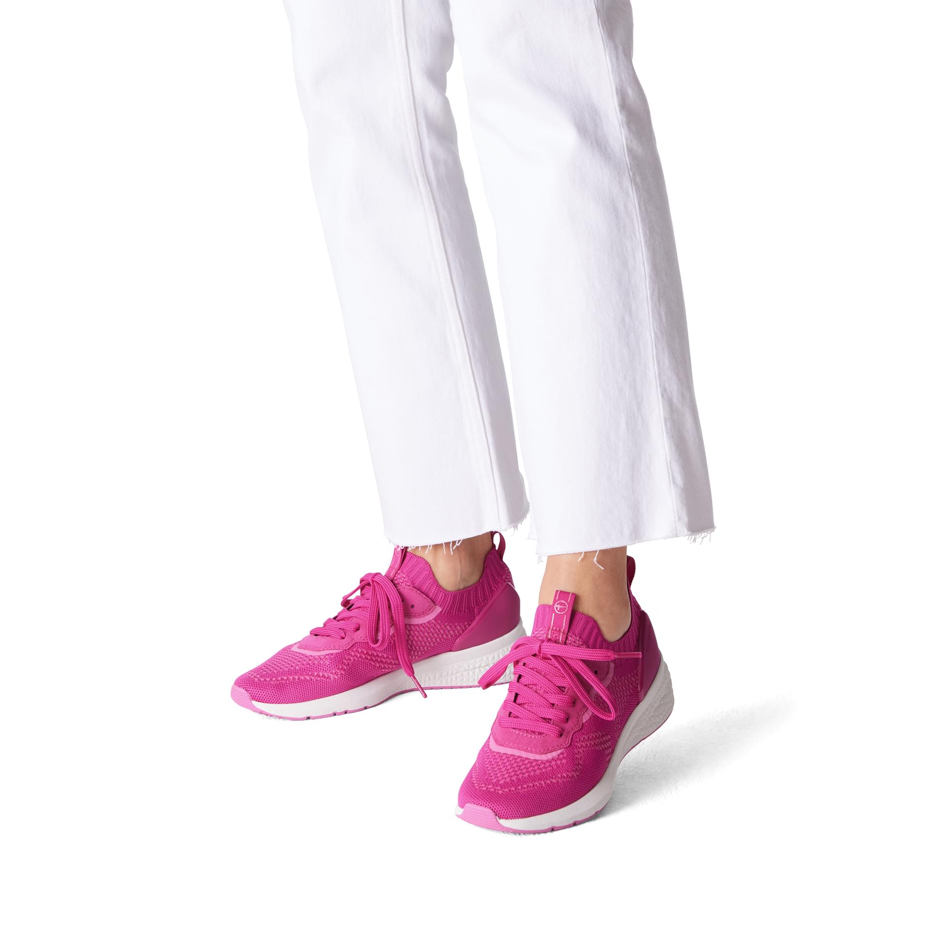 Tamaris Tavia Sneakers 1-23714-42 in Fuxia