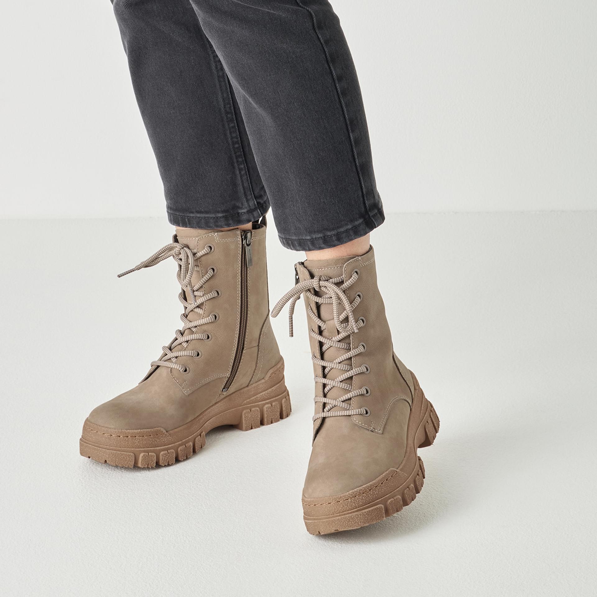 Tamaris Zorielle Bottines cuir in Taupe (SKU 1-25212-47--341)
