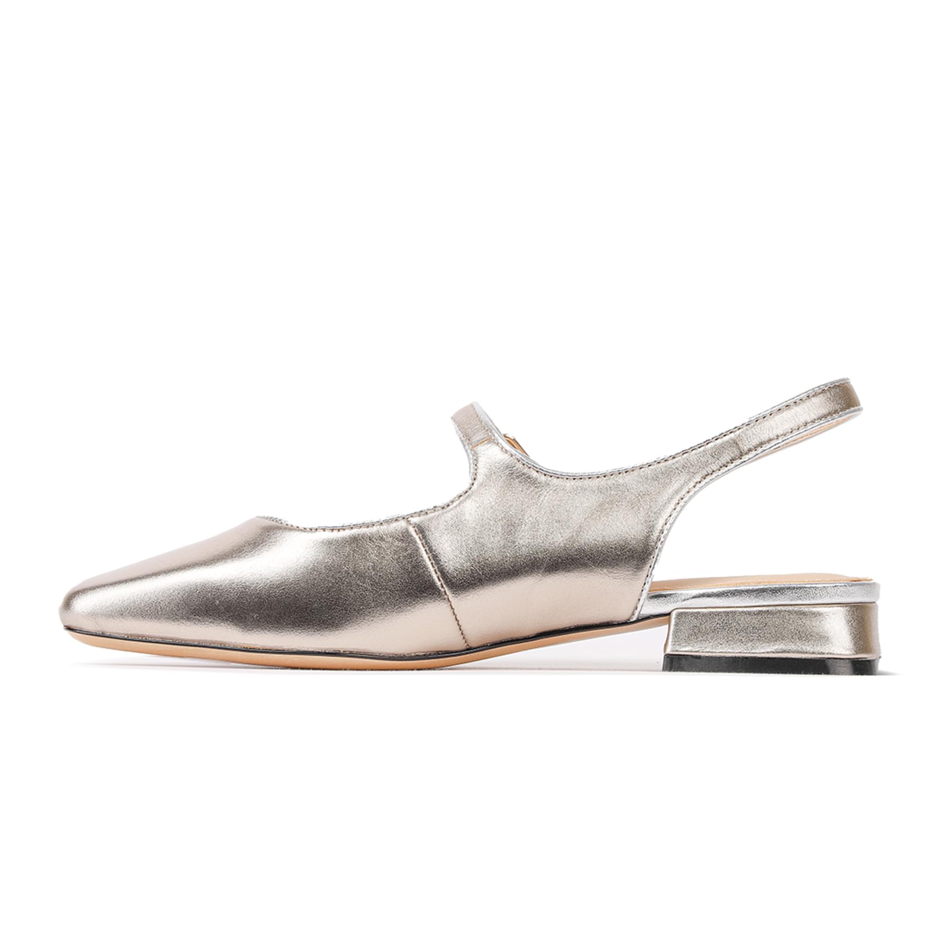 Nathan Baume N09 Heels 261-N09 in Metal Oro + Plata