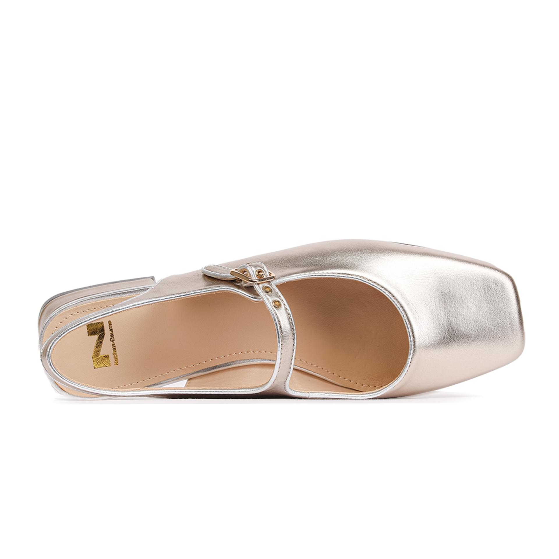 Nathan Baume N09 Heels 261-N09 in Metal Oro + Plata
