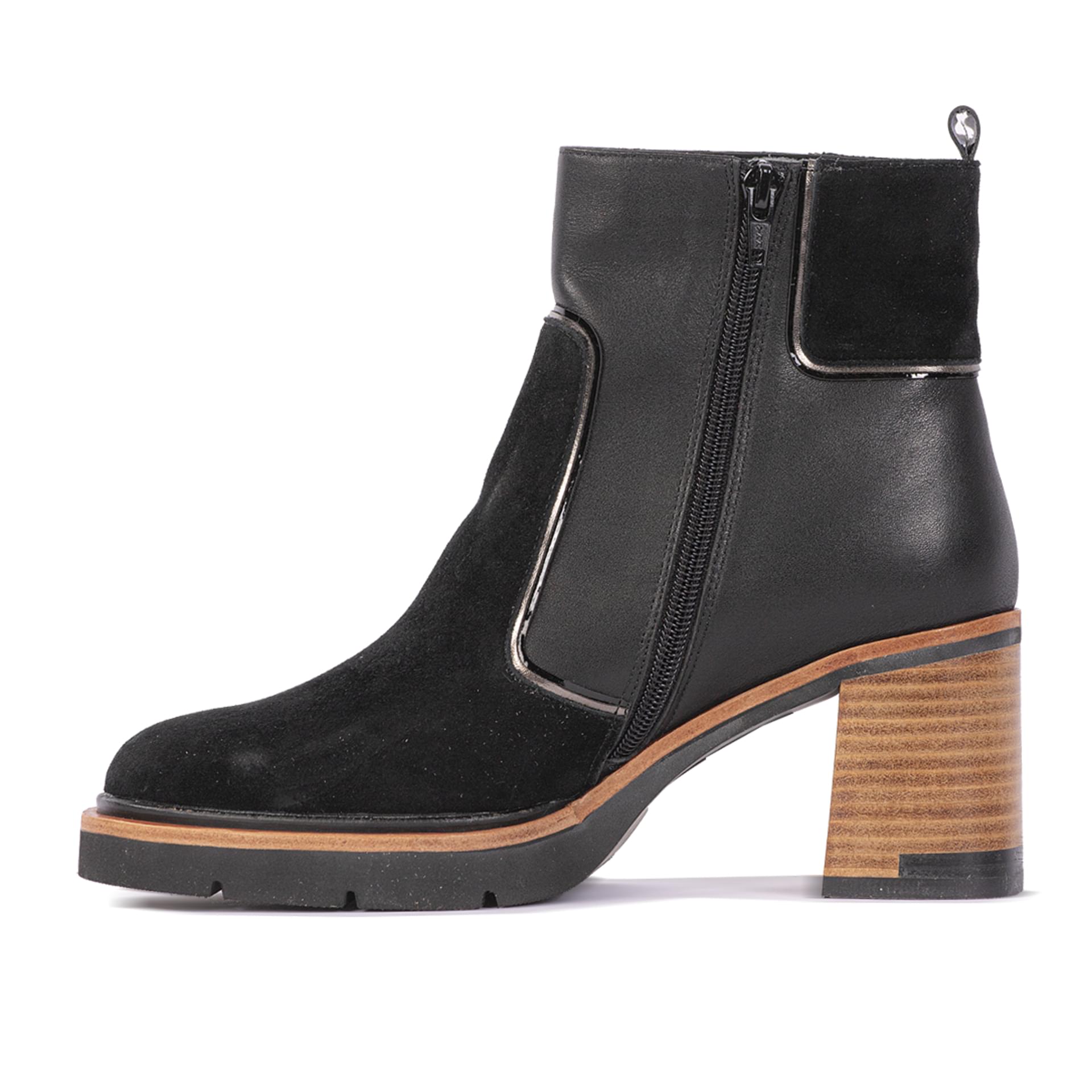 Nathan Baume N42 Enkellaarsjes 252-N42 in Silver