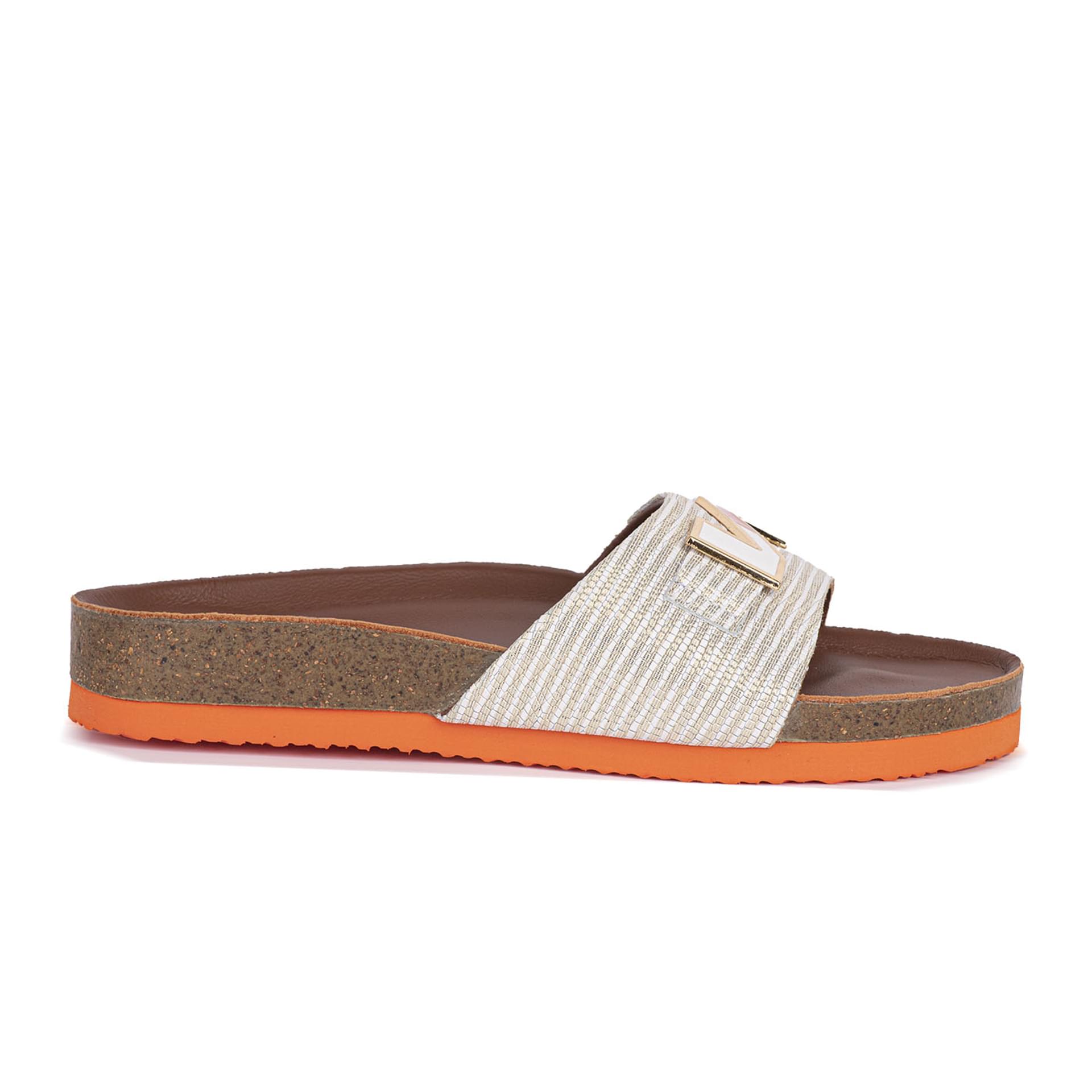 Nathan Baume N60 Sandals 251-N60 in White/Orange