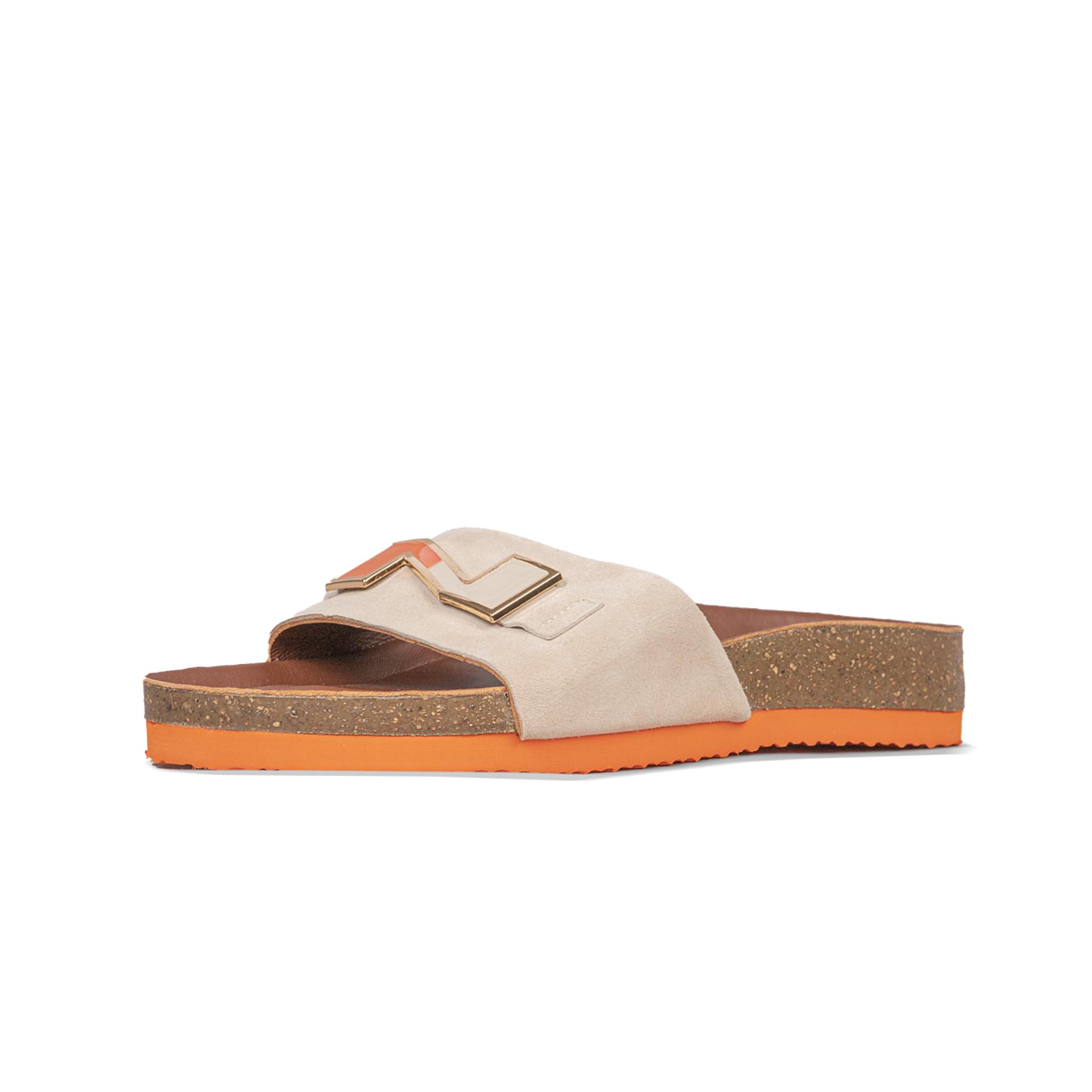 Nathan Baume N60 Sandals 251-N60 in Beige/Orange