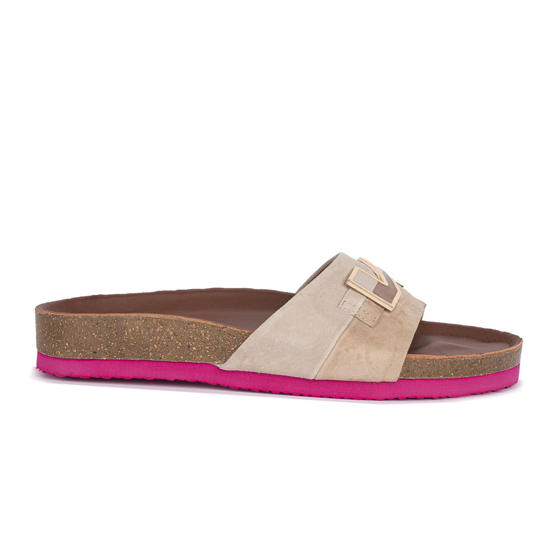 Nathan Baume N61 Sandals 251-N61 in Brown/Fushia