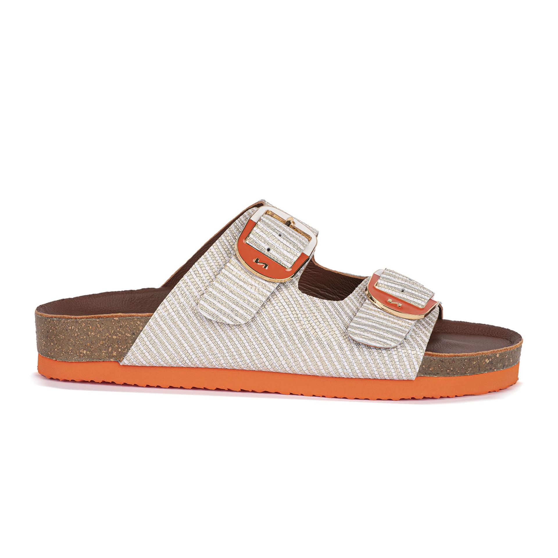 Nathan Baume N63 Sandals 251-N63 in White/Orange