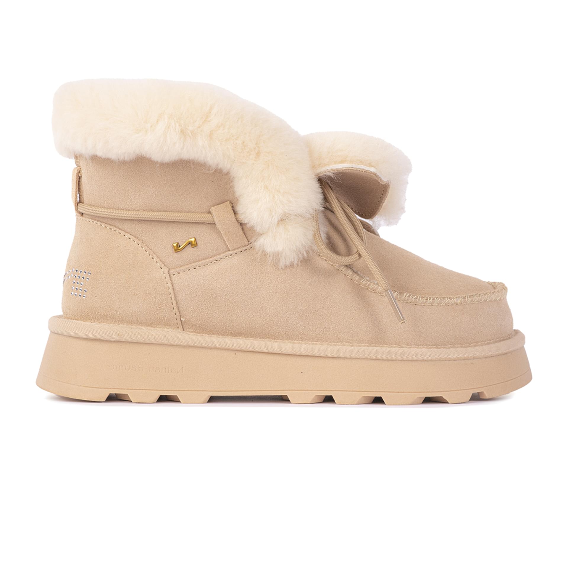 Nathan Baume N86 Enkellaarsjes 252-N86 in Lightbrown