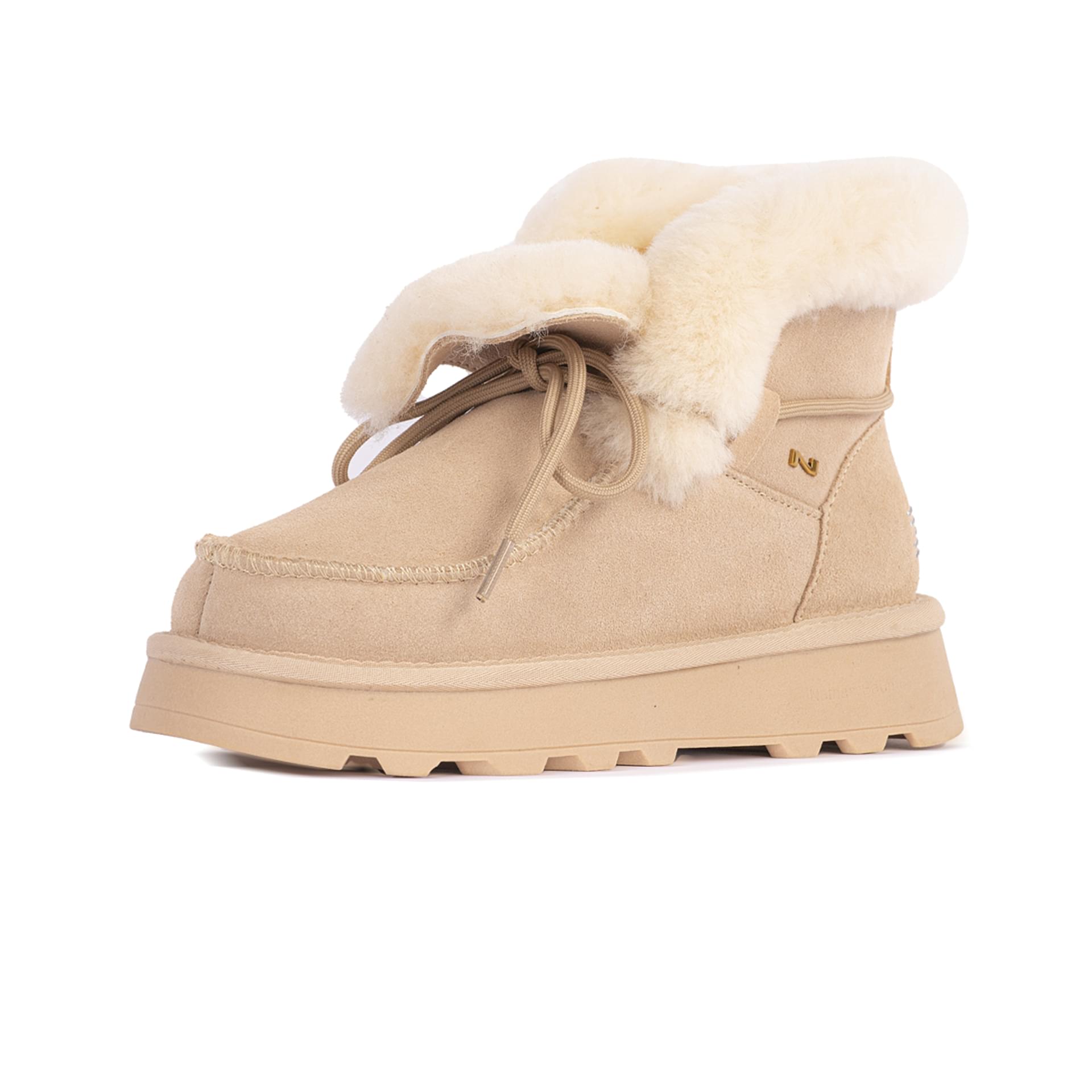 Nathan Baume N86 Enkellaarsjes 252-N86 in Lightbrown