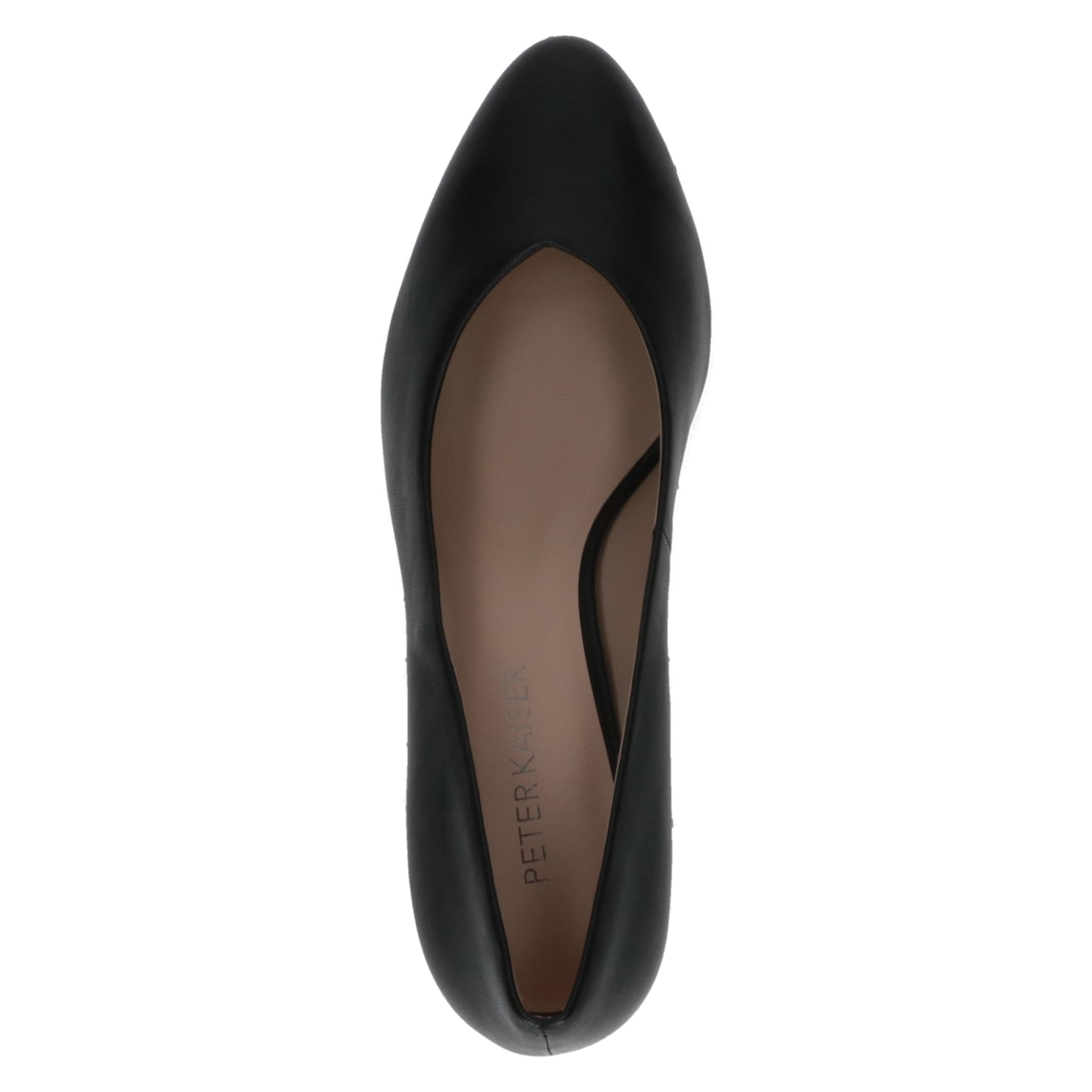 Peter Kaiser Firenze Hakken in Black Nappa, bovenaanzicht (SKU 9-72440-44--022)