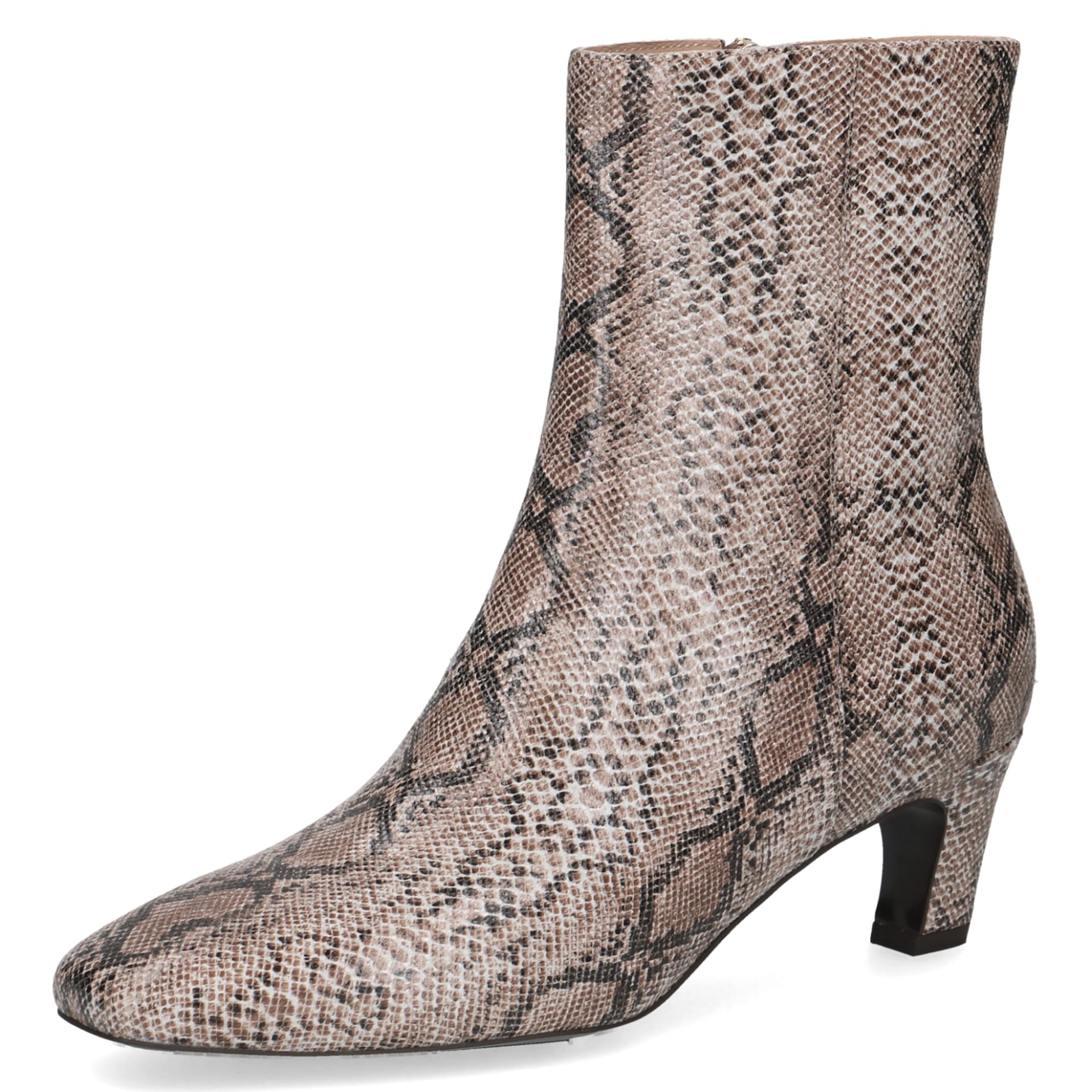 Peter Kaiser Hamilton Laarzen in Beige Snake, driekwartaanzicht (SKU 9-75315-45--406)