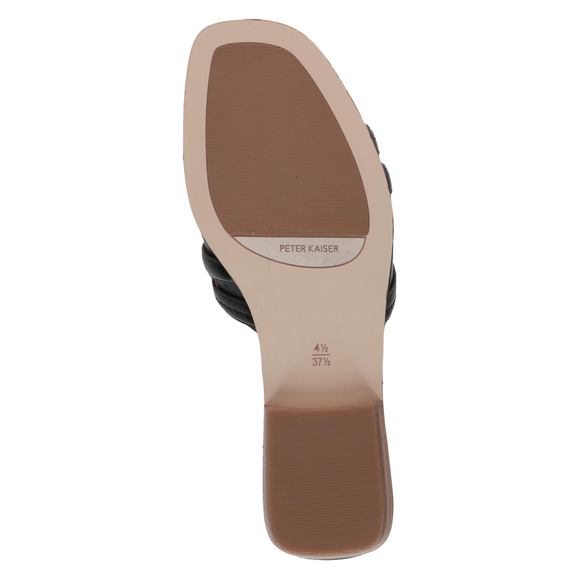 Peter Kaiser Malaga in Black Nappa, semelle (SKU 9-77103-46--022)