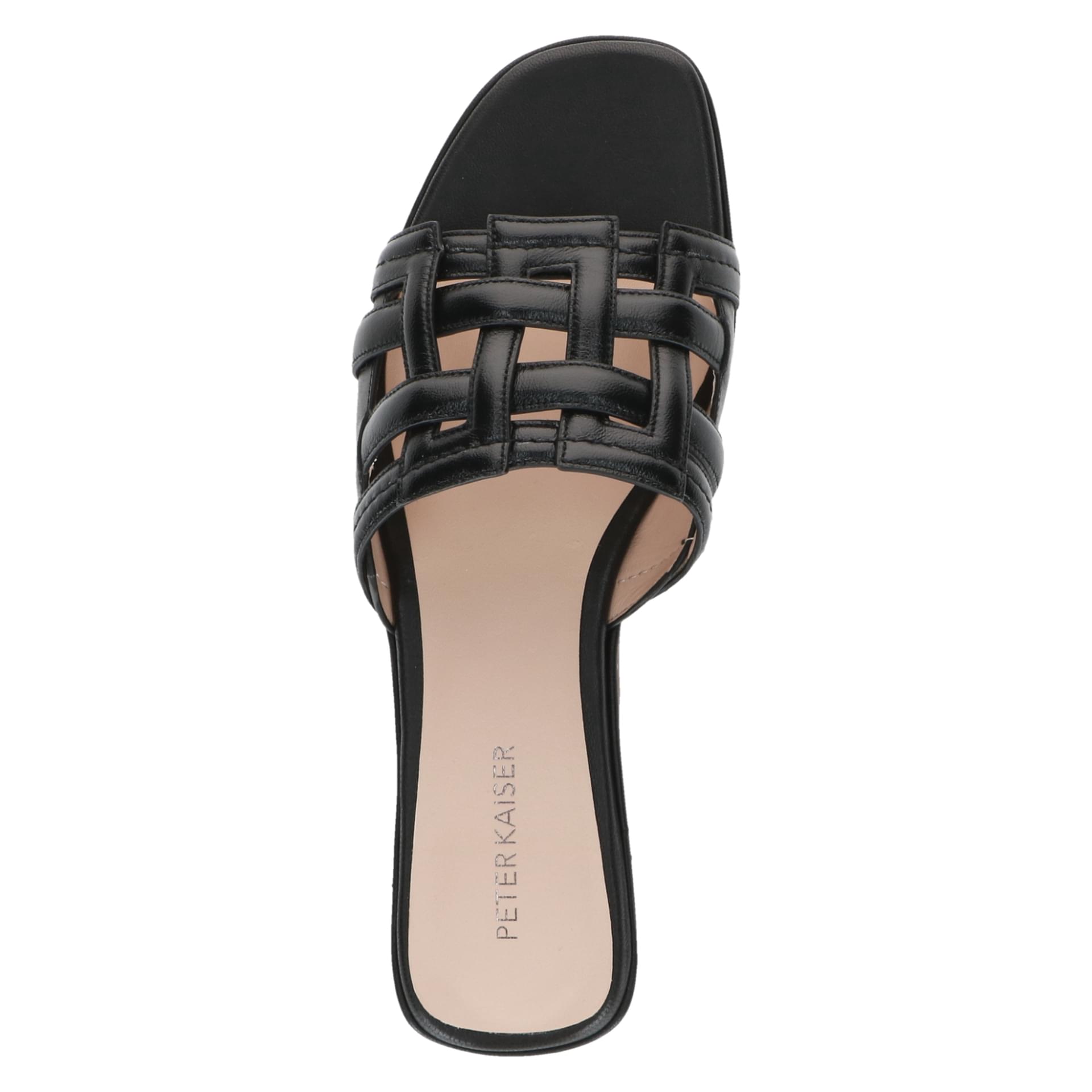 Peter Kaiser Malaga in Black Nappa, vue de dessus (SKU 9-77103-46--022)