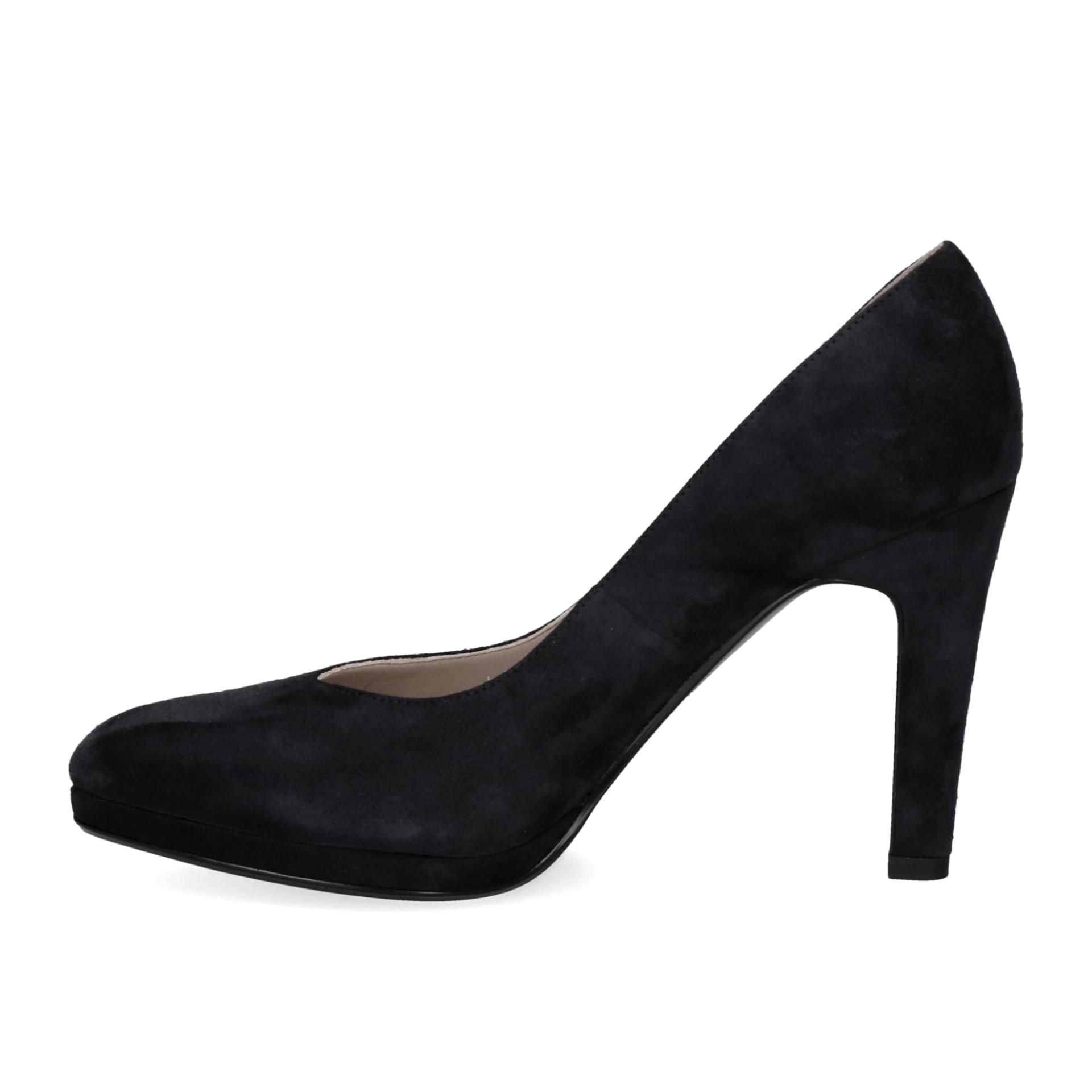 Peter Kaiser Milano Hakken in Black Suede, binnenzijde (SKU 9-72445-44--004)