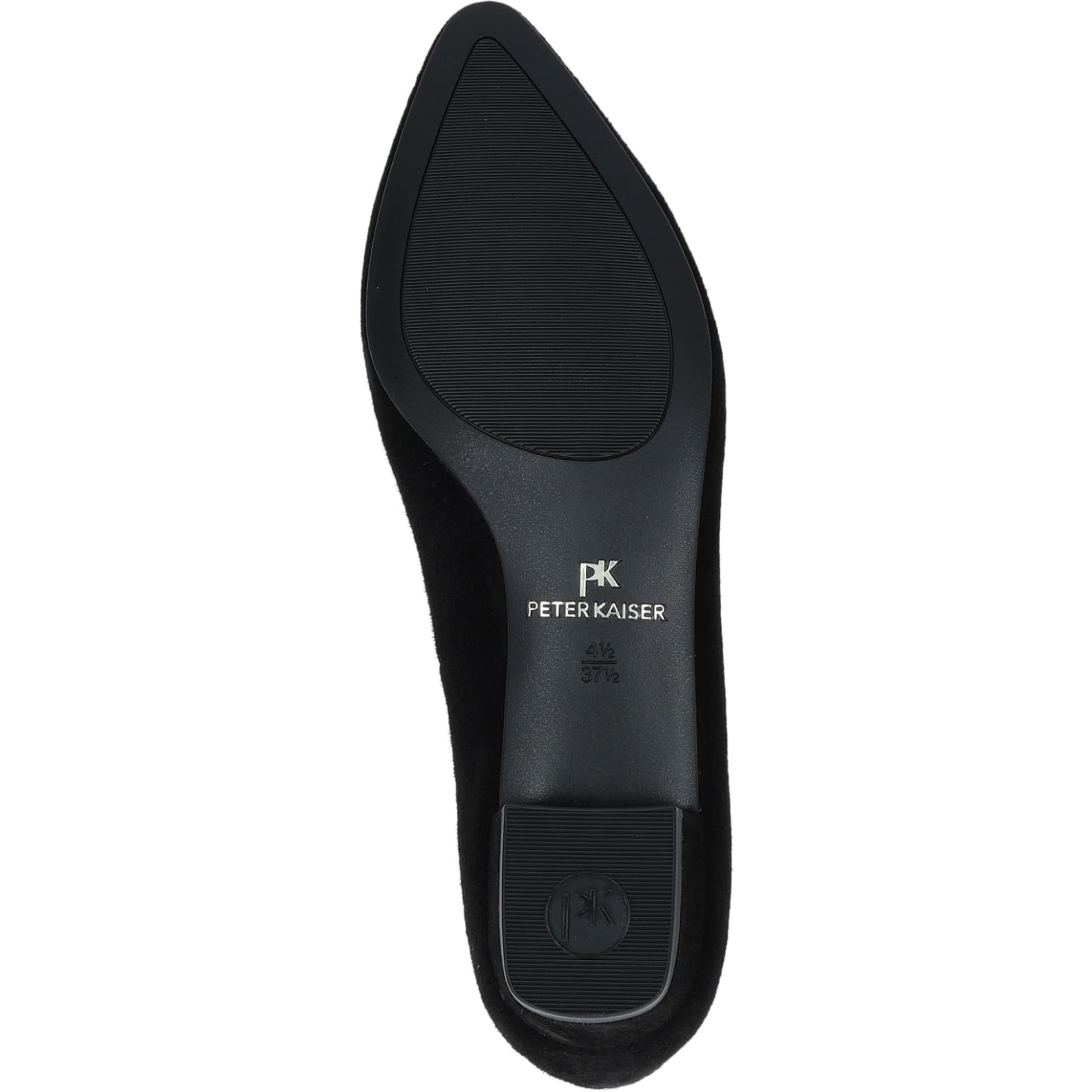 Peter Kaiser Napoli in Black Suede, zool (SKU 9-72241-44--004)