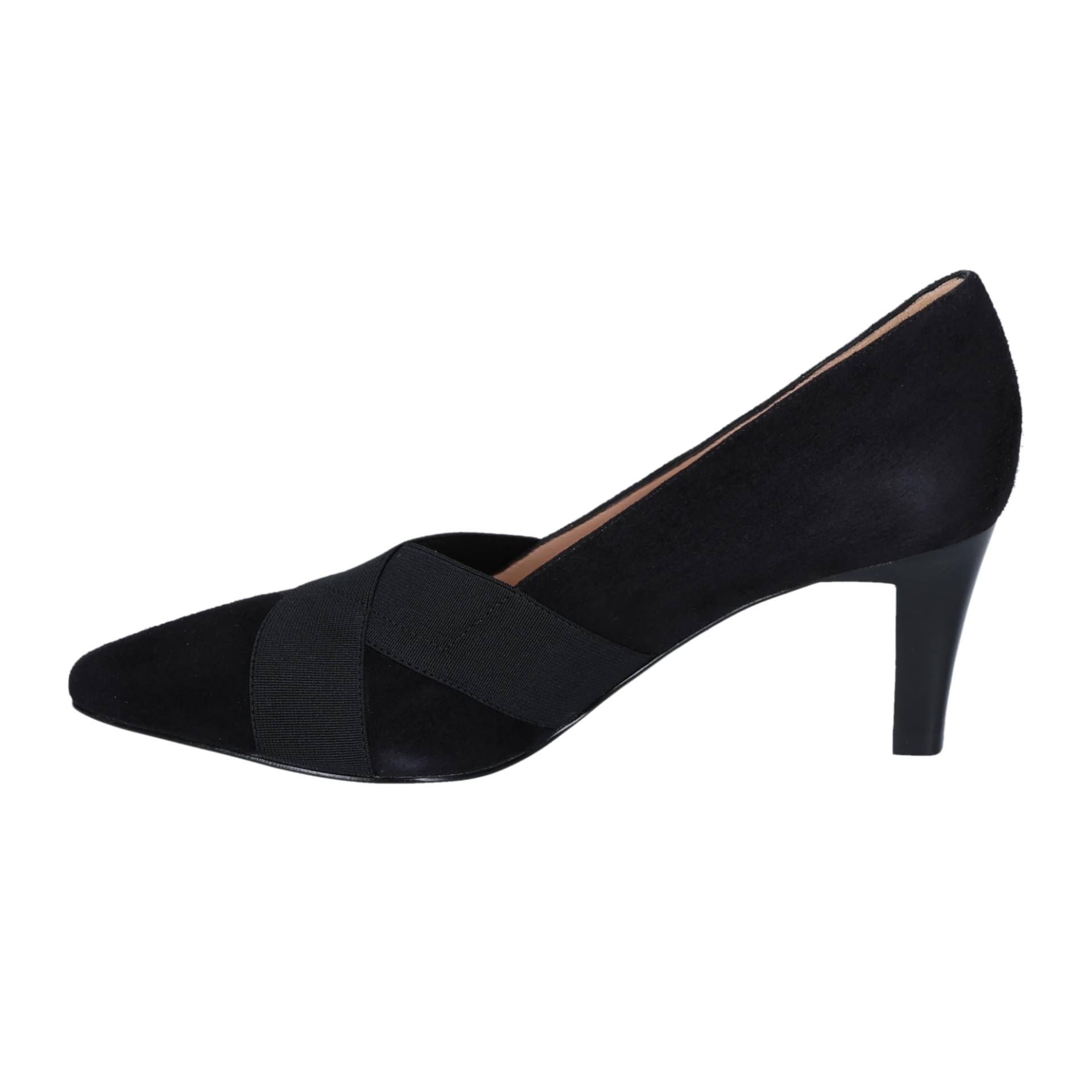 Peter Kaiser Pisa Hakken in Black Suede, binnenzijde (SKU 9-72443-44--004)