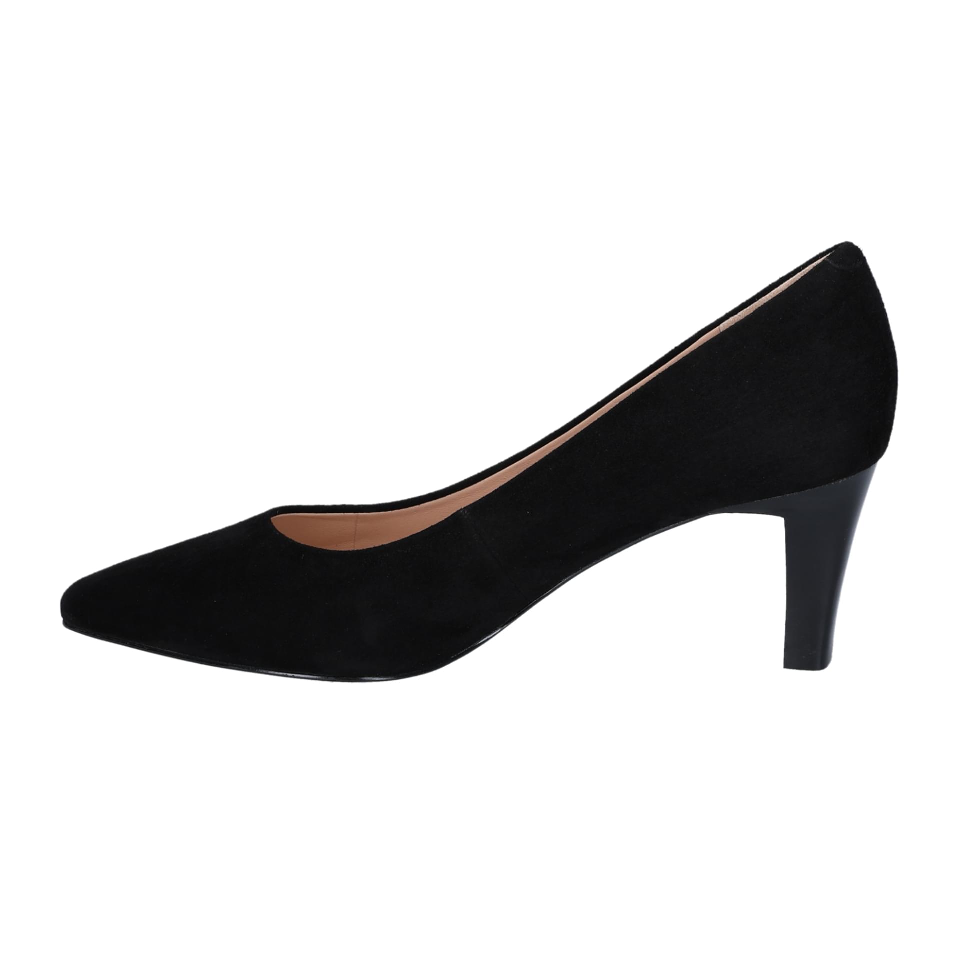 Peter Kaiser Pisa Hakken in Black Suede, binnenzijde (SKU 9-72444-44--004)