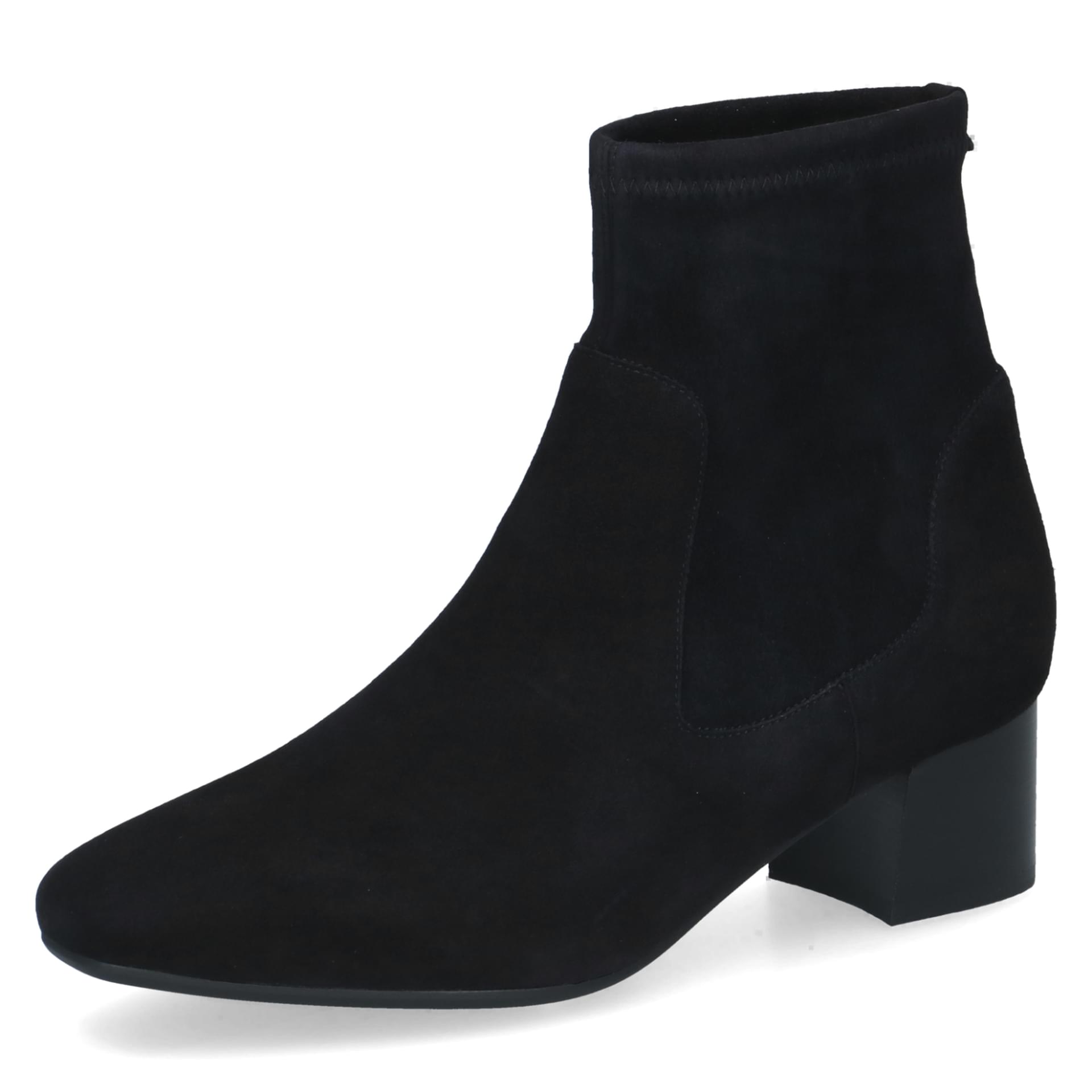 Peter Kaiser Toronto in Black Stretch, driekwartaanzicht (SKU 9-75319-45--044)