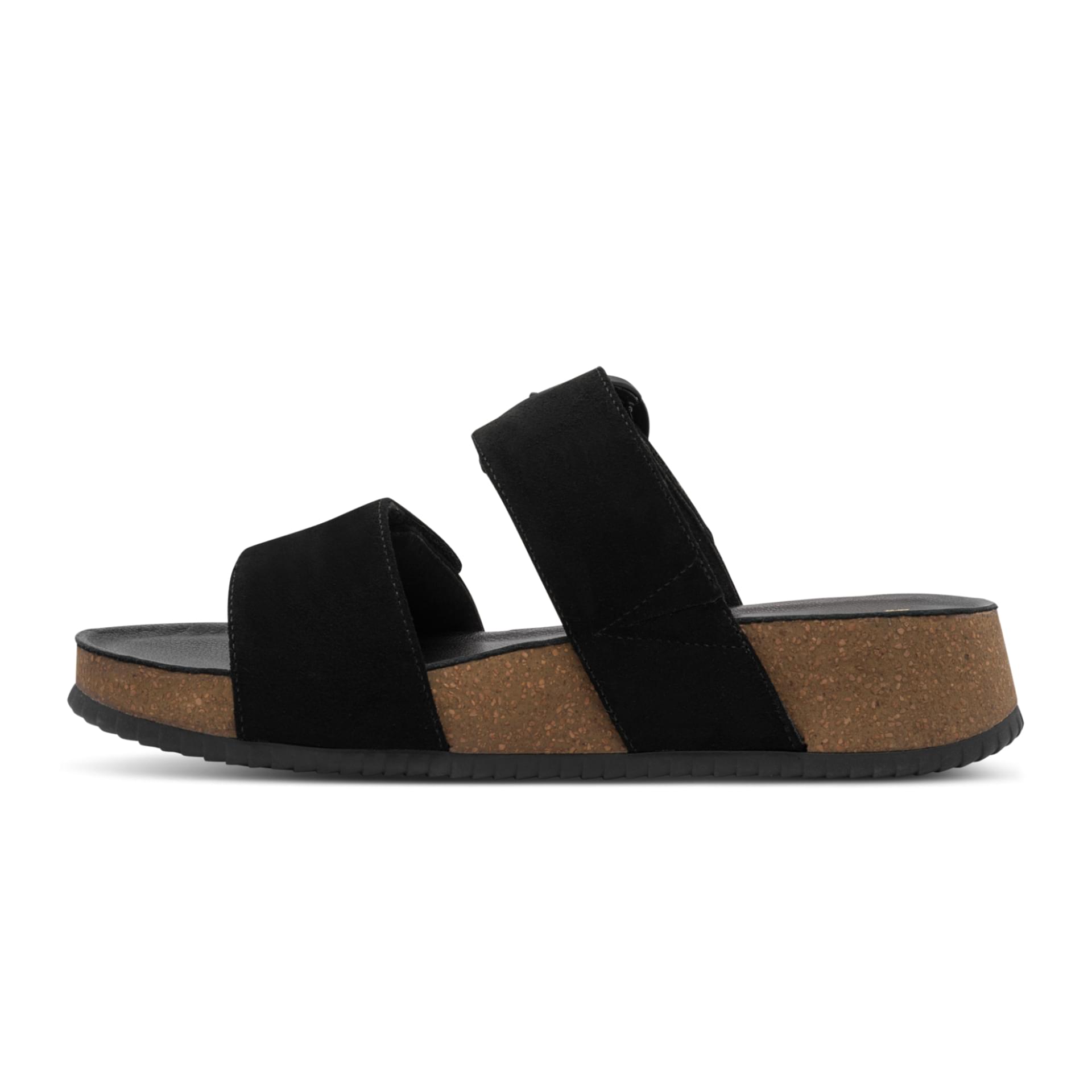 Tamaris Comfort Alia Loafers in Black Suede, inner side (SKU 8-87212-46--019)