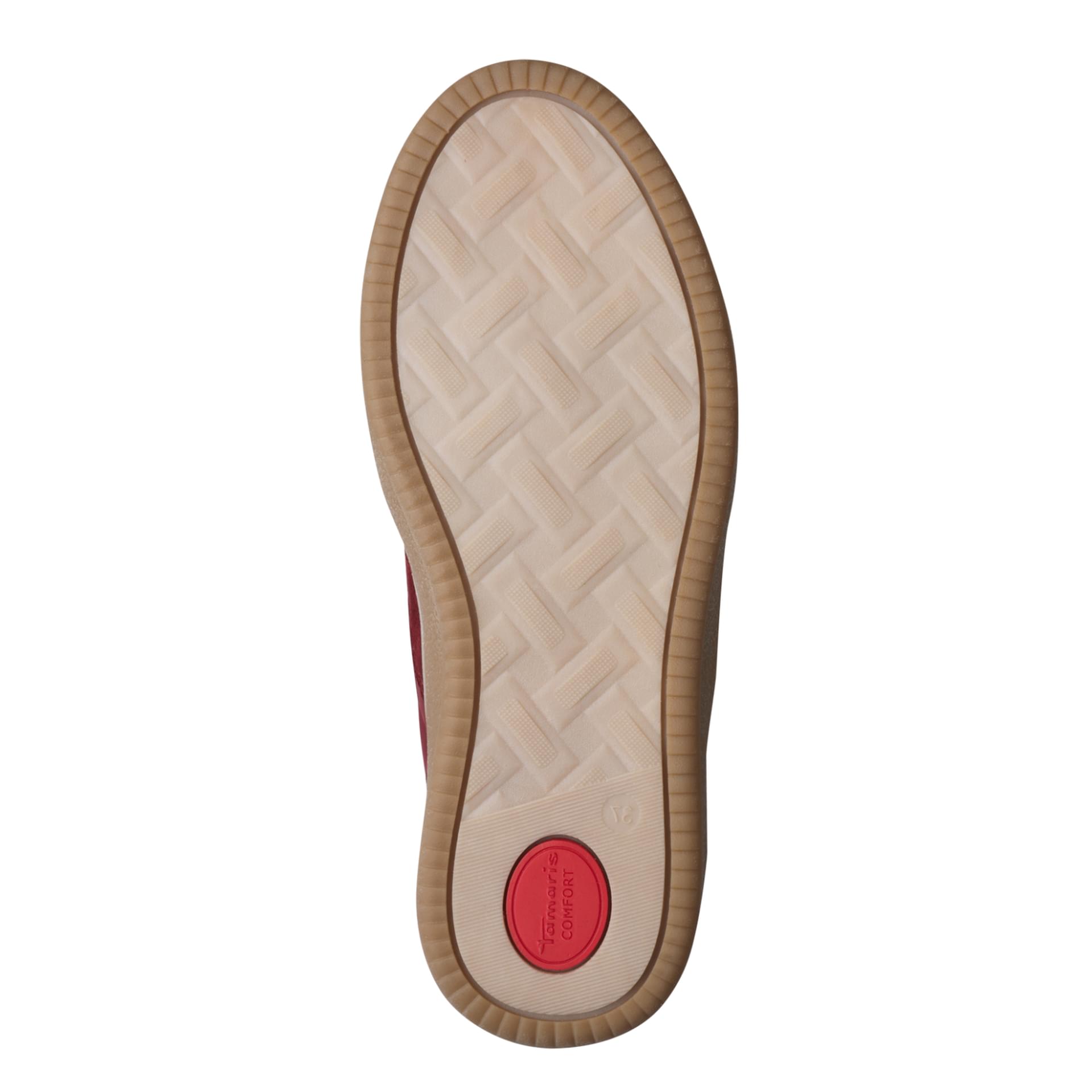 Tamaris Comfort Anne Sneakers in Cranberry, sole (SKU 8-83708-47--535)