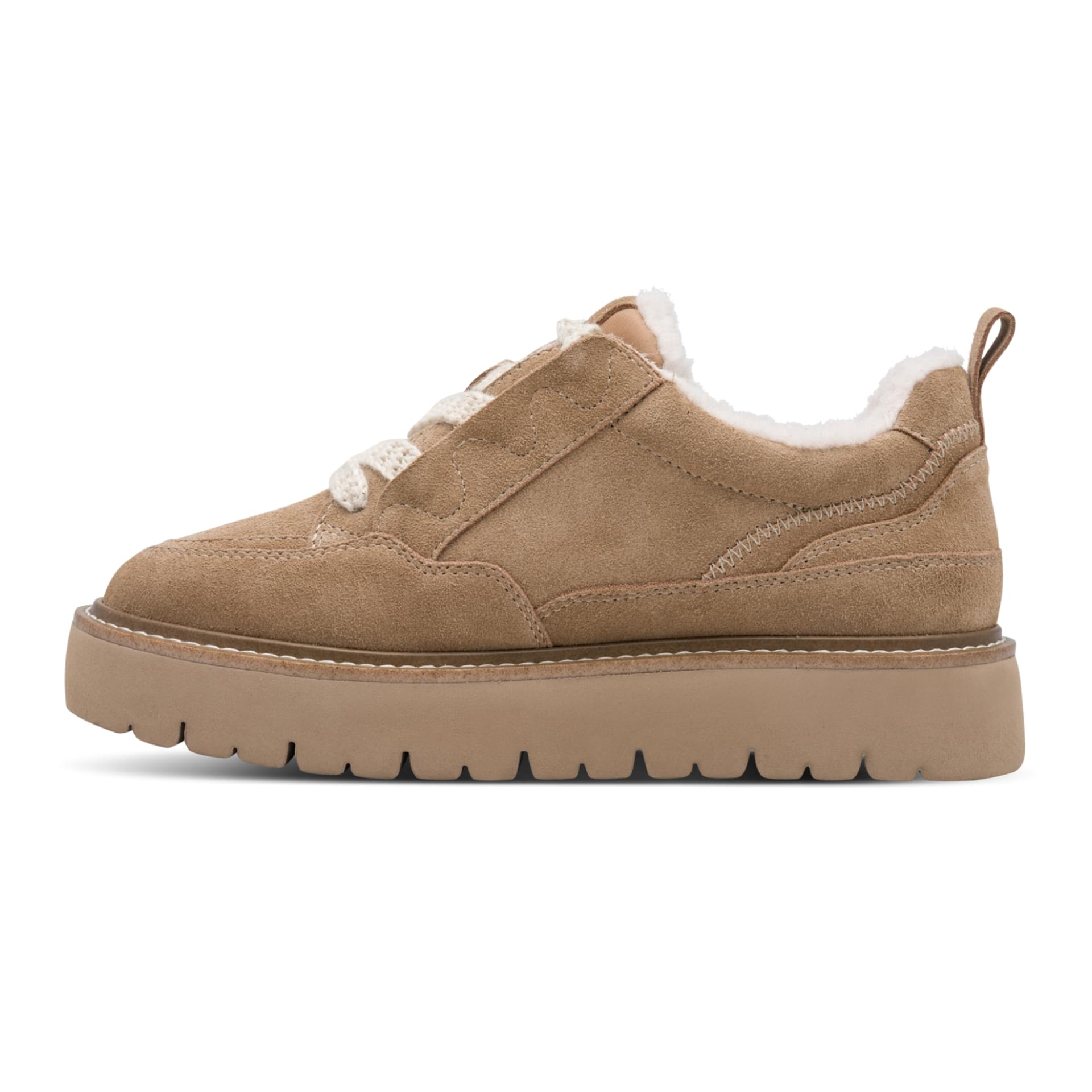 Tamaris Comfort Belly Baskets cuir in Camel, côté intérieur (SKU 8-83722-47--310)