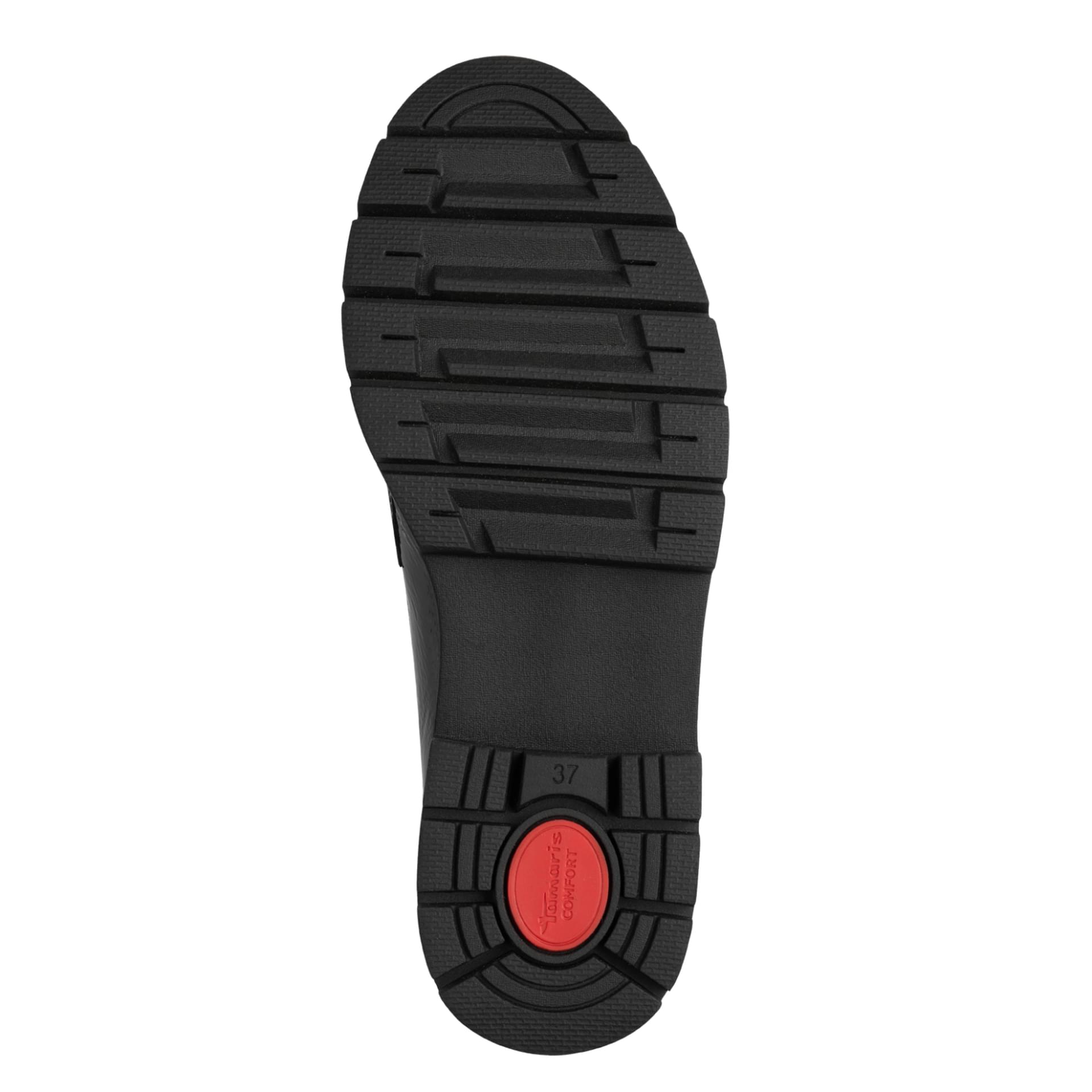 Tamaris Comfort Buta Mules in Black Comb, semelle (SKU 8-84315-43--098)
