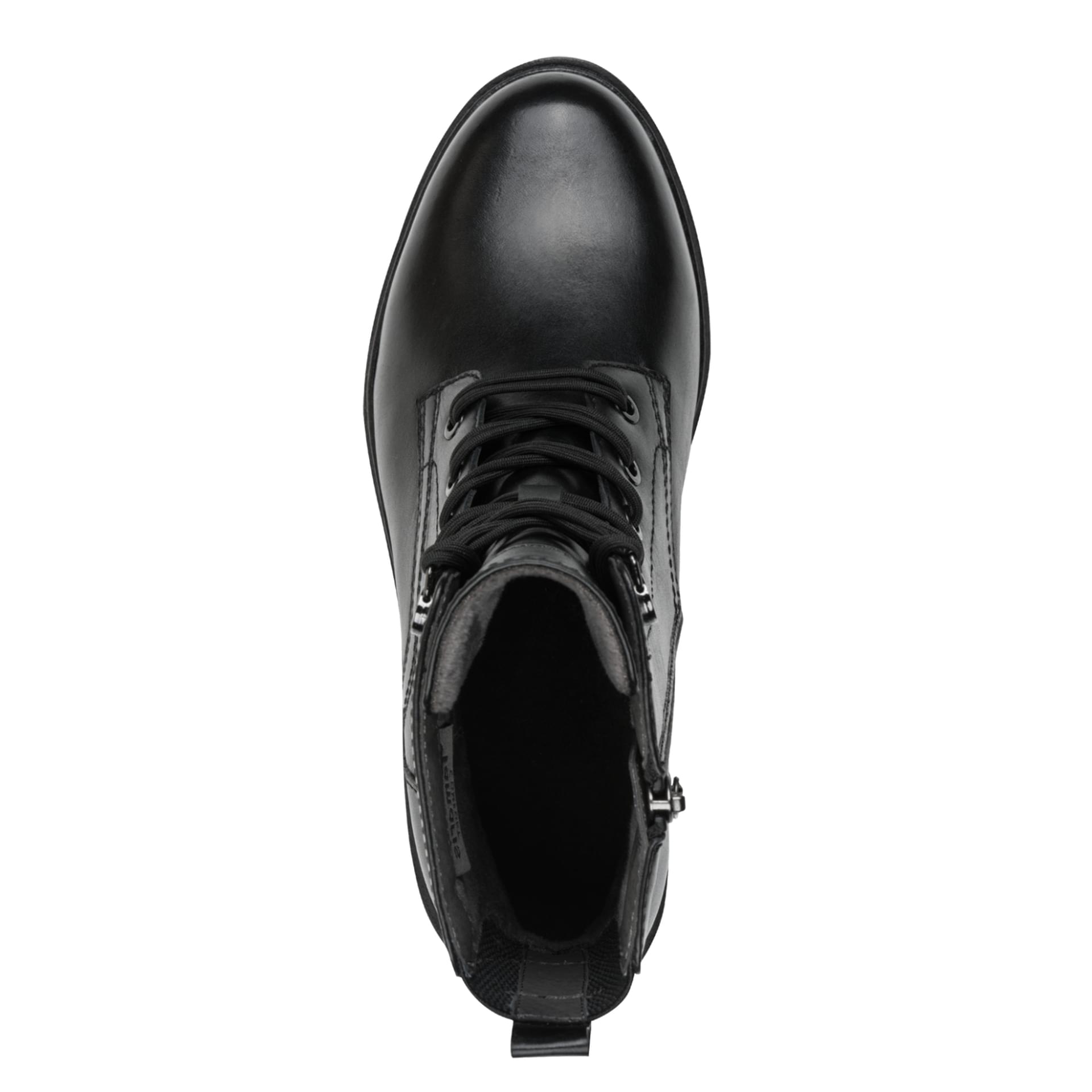 Tamaris Comfort Buta Ankle Boots in Black, top view (SKU 8-85197-45--001)