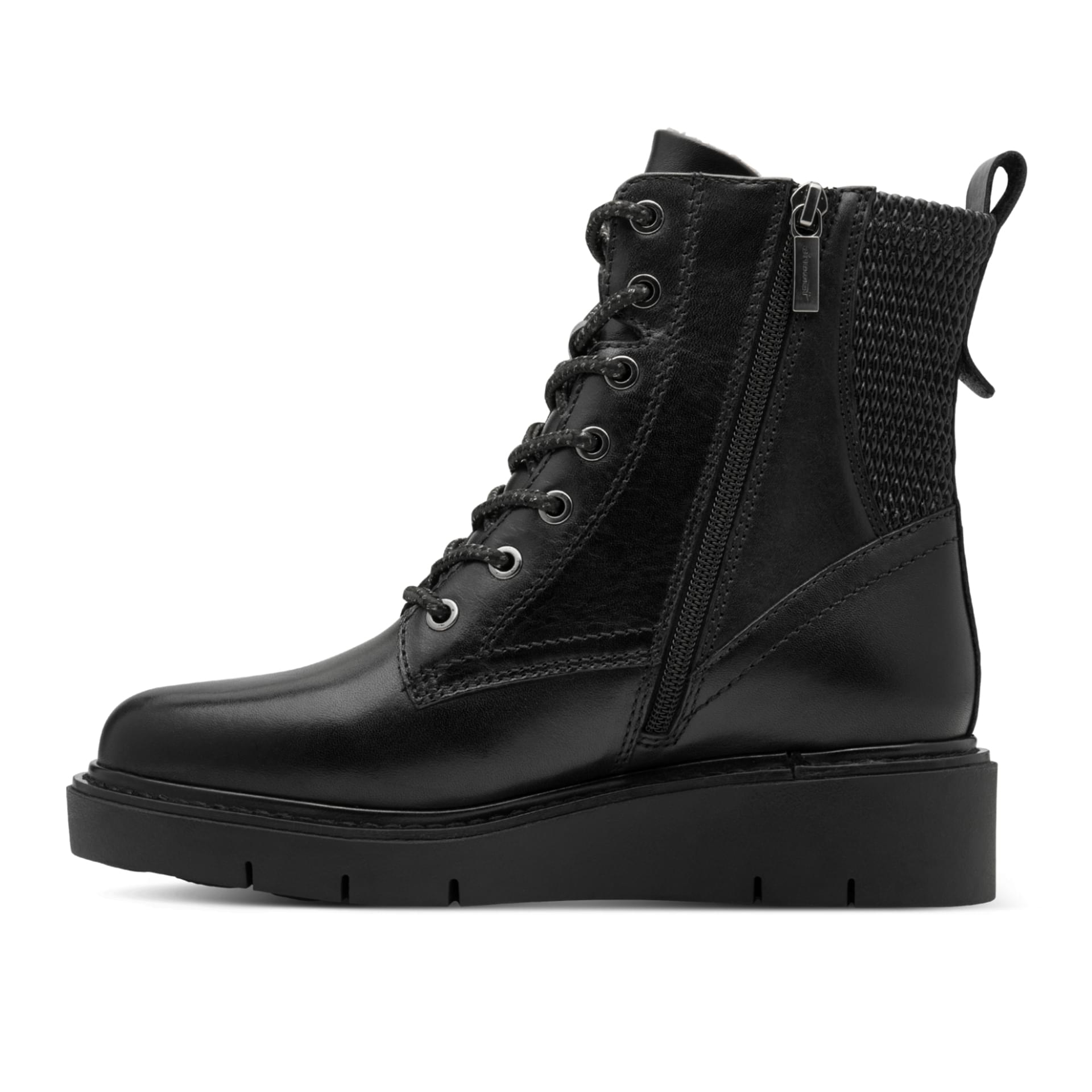 Tamaris Comfort Cora Bottines in Black, côté intérieur (SKU 8-85201-45--001)