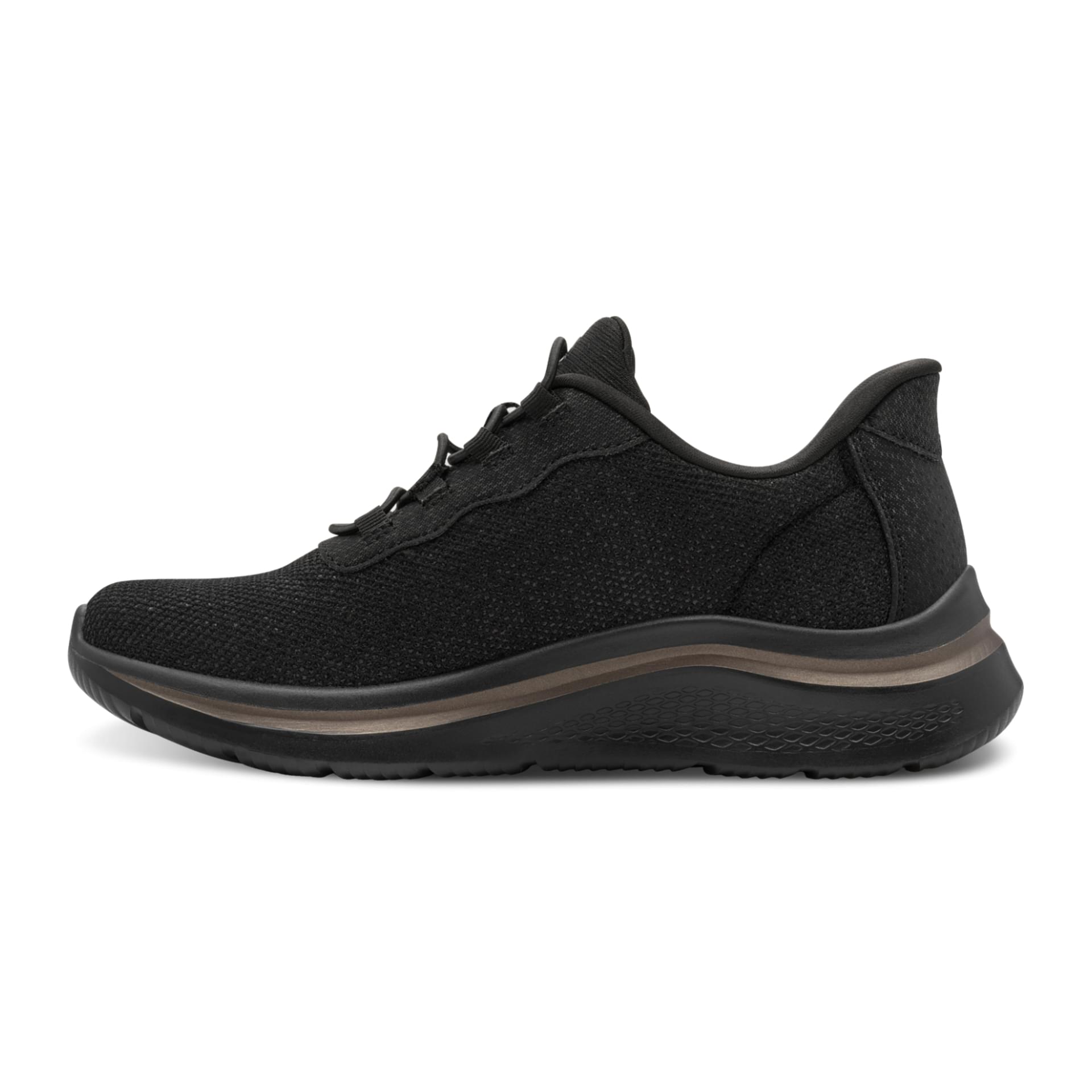 Tamaris Comfort Daisy Sneakers in Black, côté intérieur (SKU 8-83726-45--001)