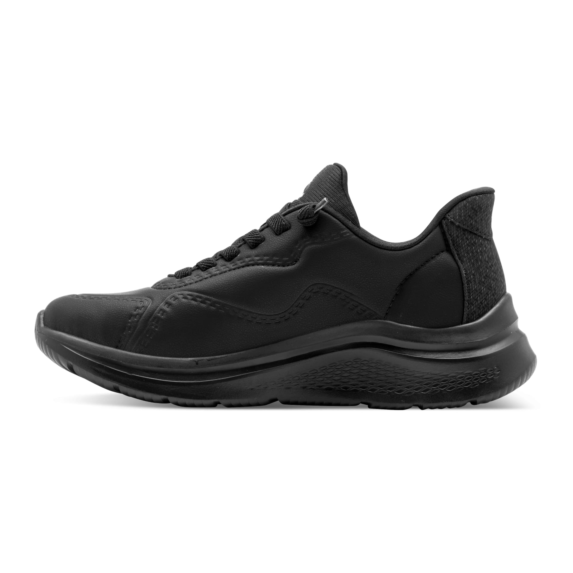 Tamaris Comfort Daisy Sneakers in Black, inner side (SKU 8-83730-45--001)