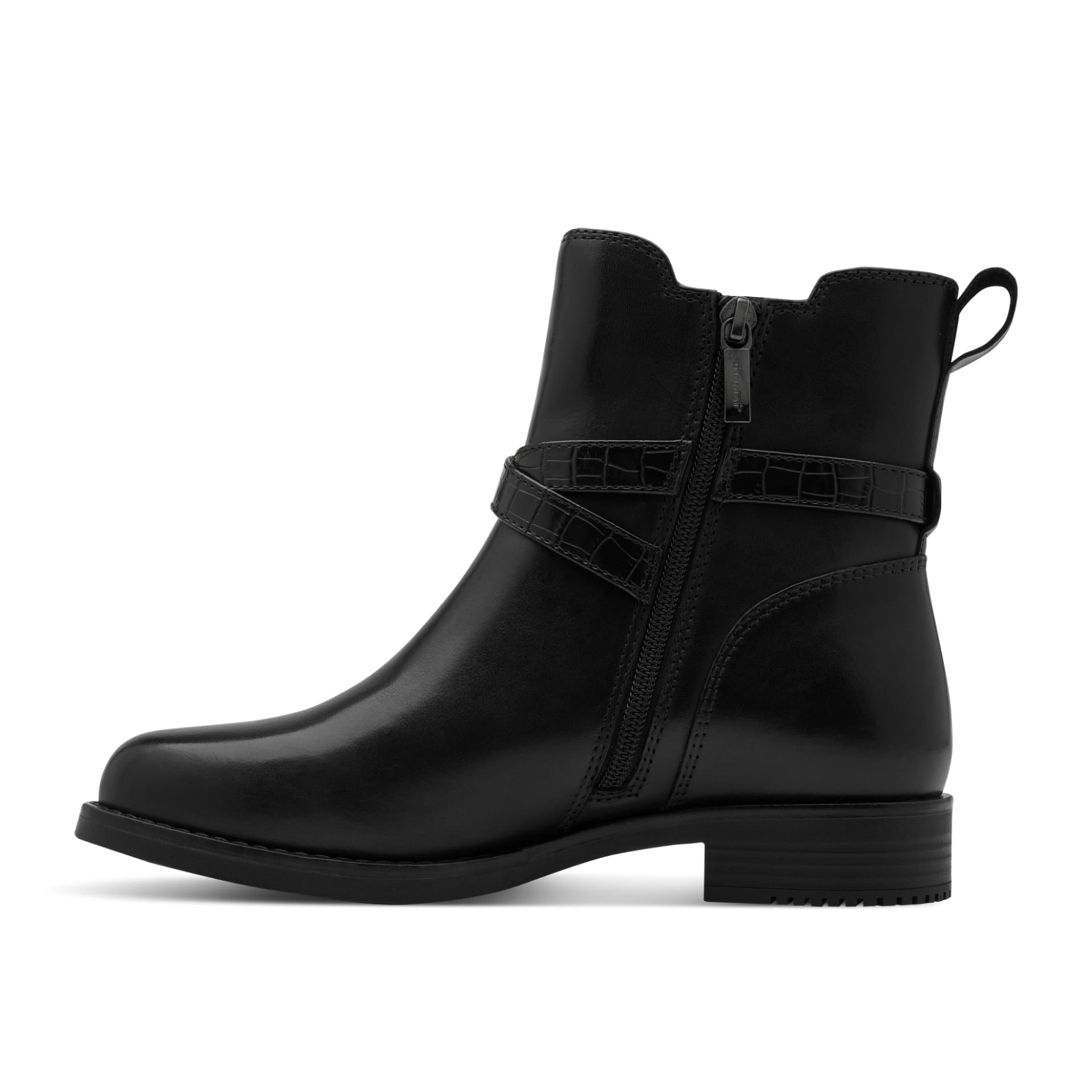 Tamaris Comfort Daria Chelsea Boots leather in Black, inner side (SKU 8-85320-47--001)