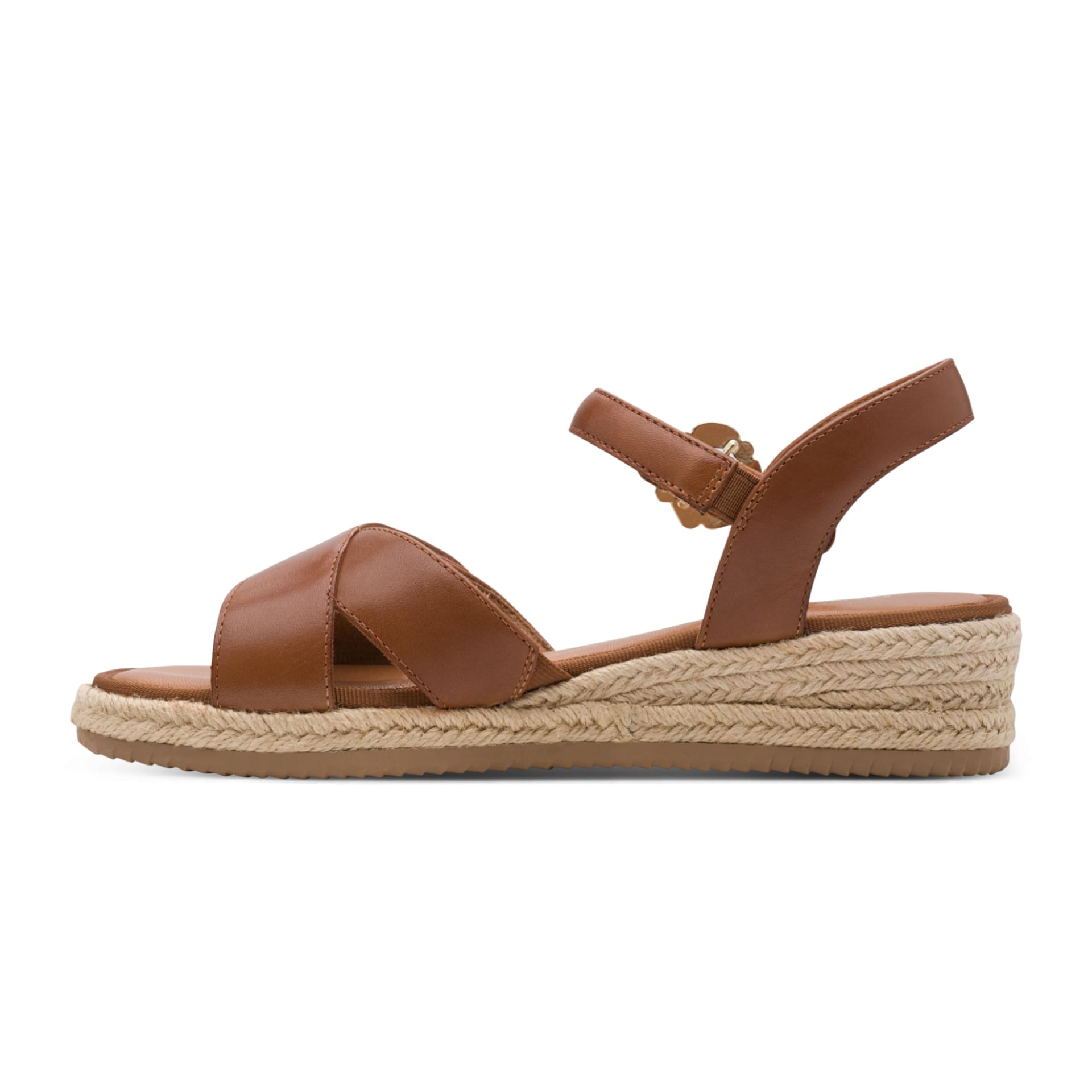 Tamaris Comfort Elsa Sandalen in Nut Nappa, binnenzijde (SKU 8-88208-46--443)