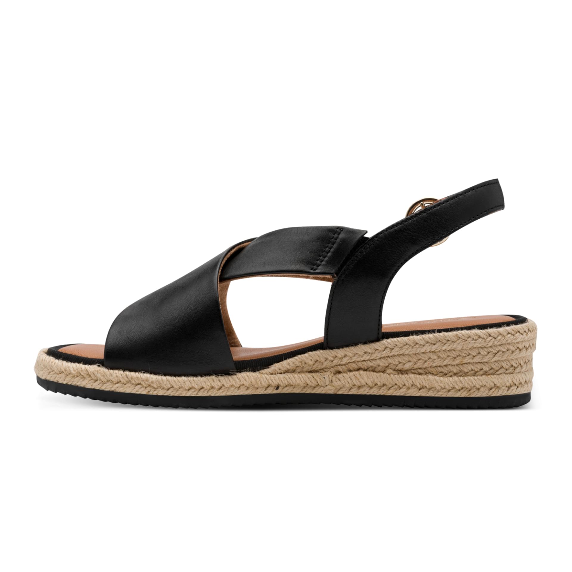 Tamaris Comfort Elsa Sandalen in Black, binnenzijde (SKU 8-88209-46--001)