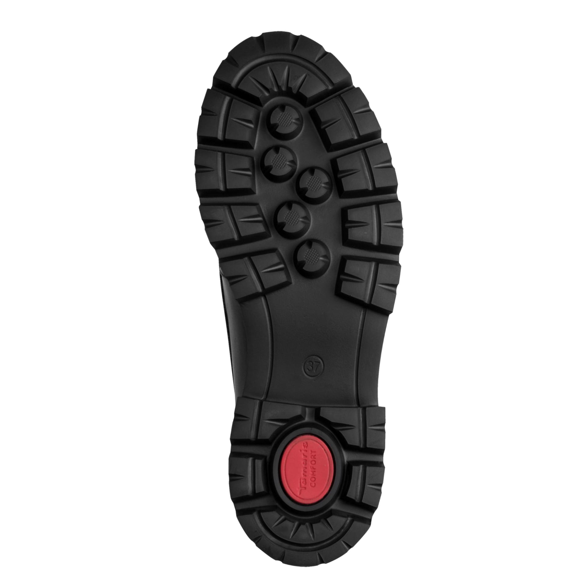 Tamaris Comfort Jean Loafers leer in Black Nappa, zool (SKU 8-84700-47--022)