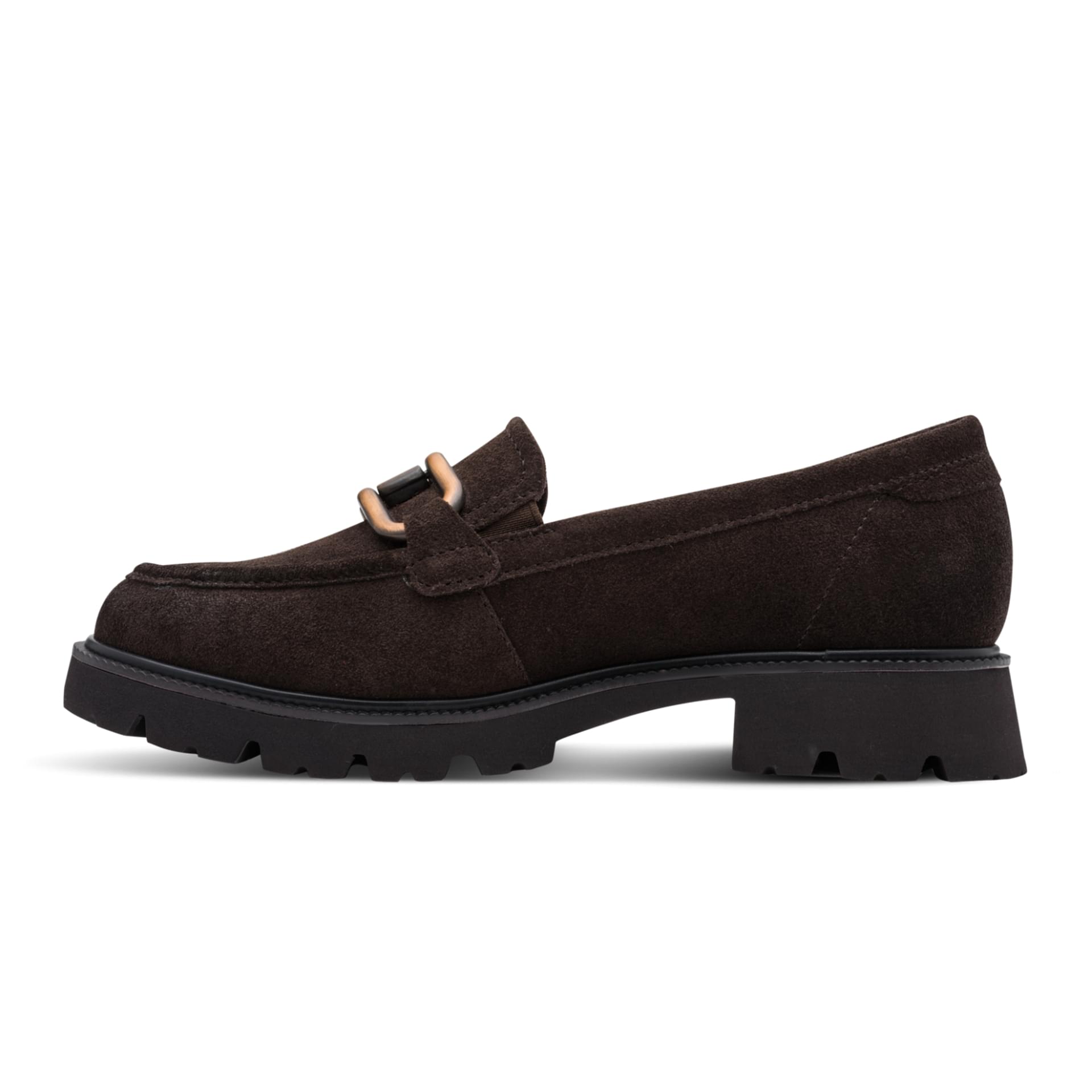 Tamaris Comfort Jean Loafers leather in Mocca Suede, inner side (SKU 8-84701-47--307)
