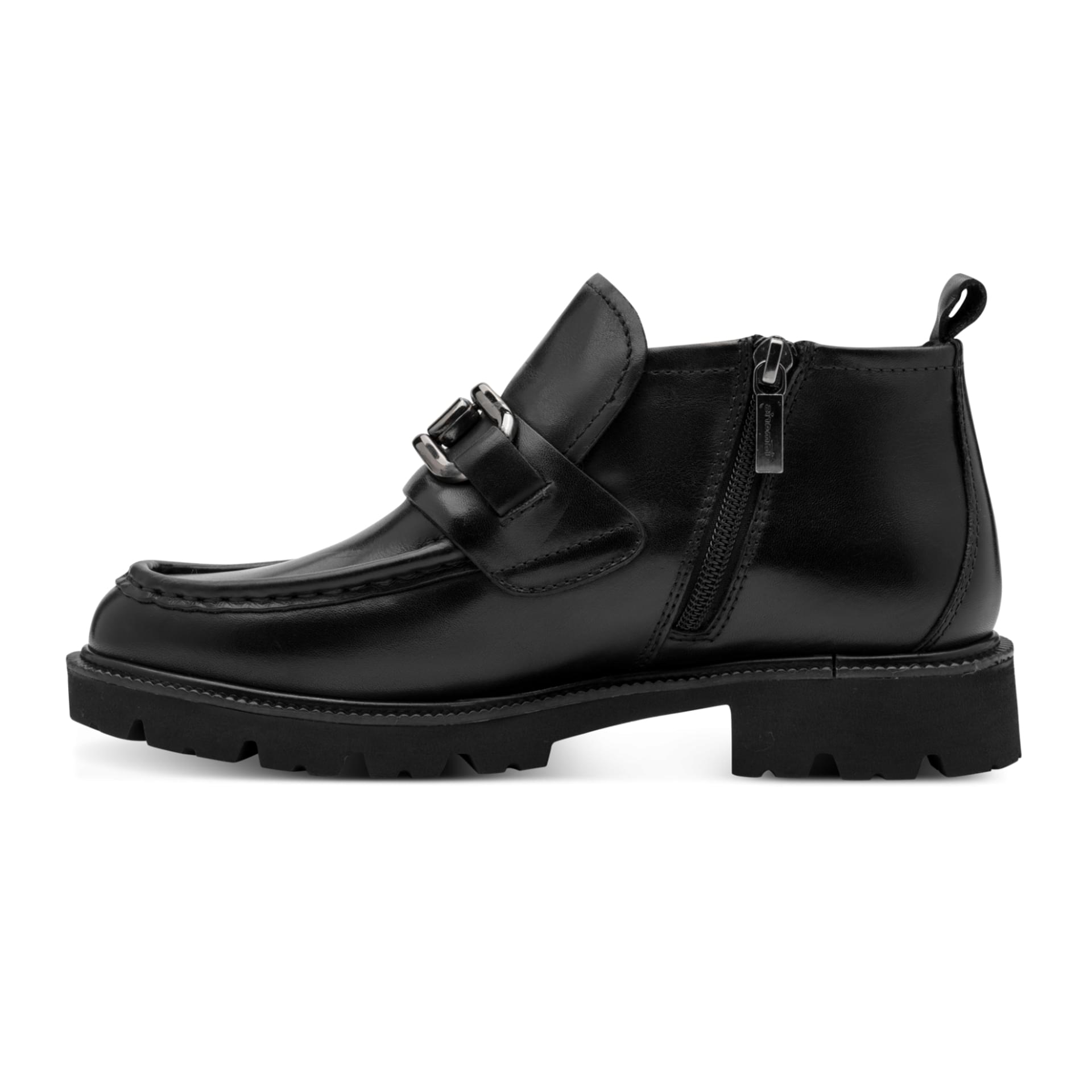 Tamaris Comfort Jean Ankle Boots leather in Black Nappa, inner side (SKU 8-85400-47--022)
