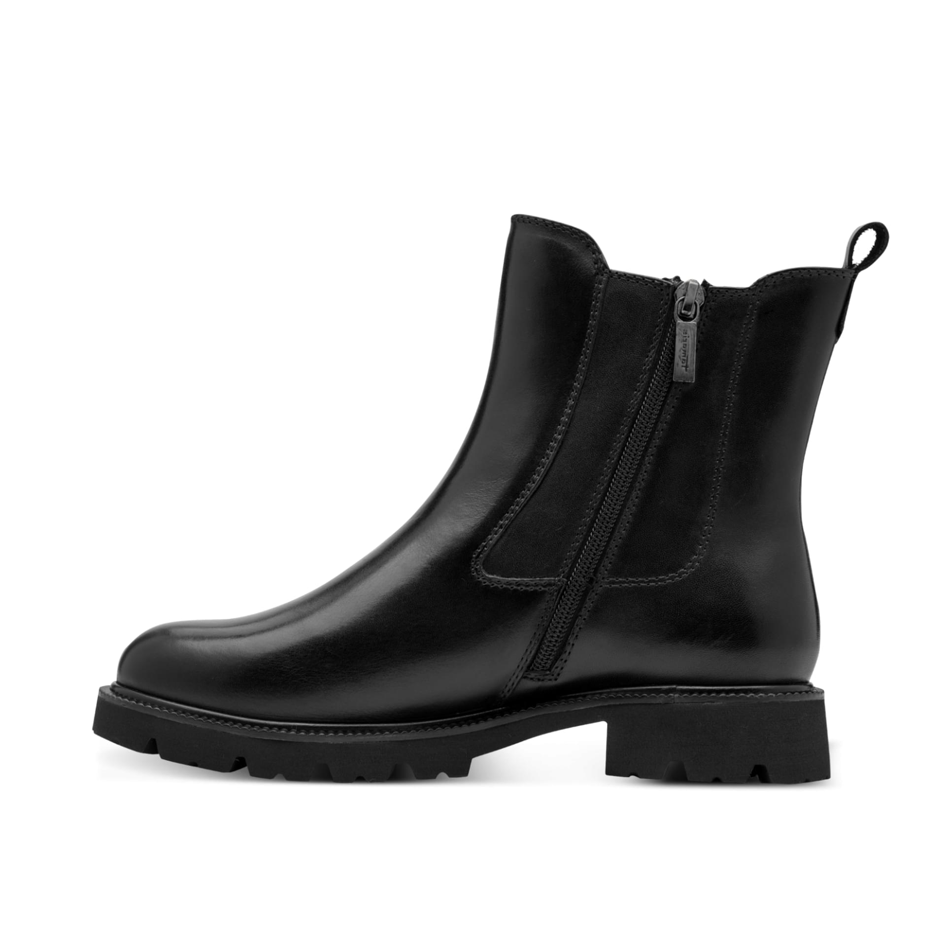 Tamaris Comfort Jean Chelsea Boots leer in Black Nappa, binnenzijde (SKU 8-85402-47--022)