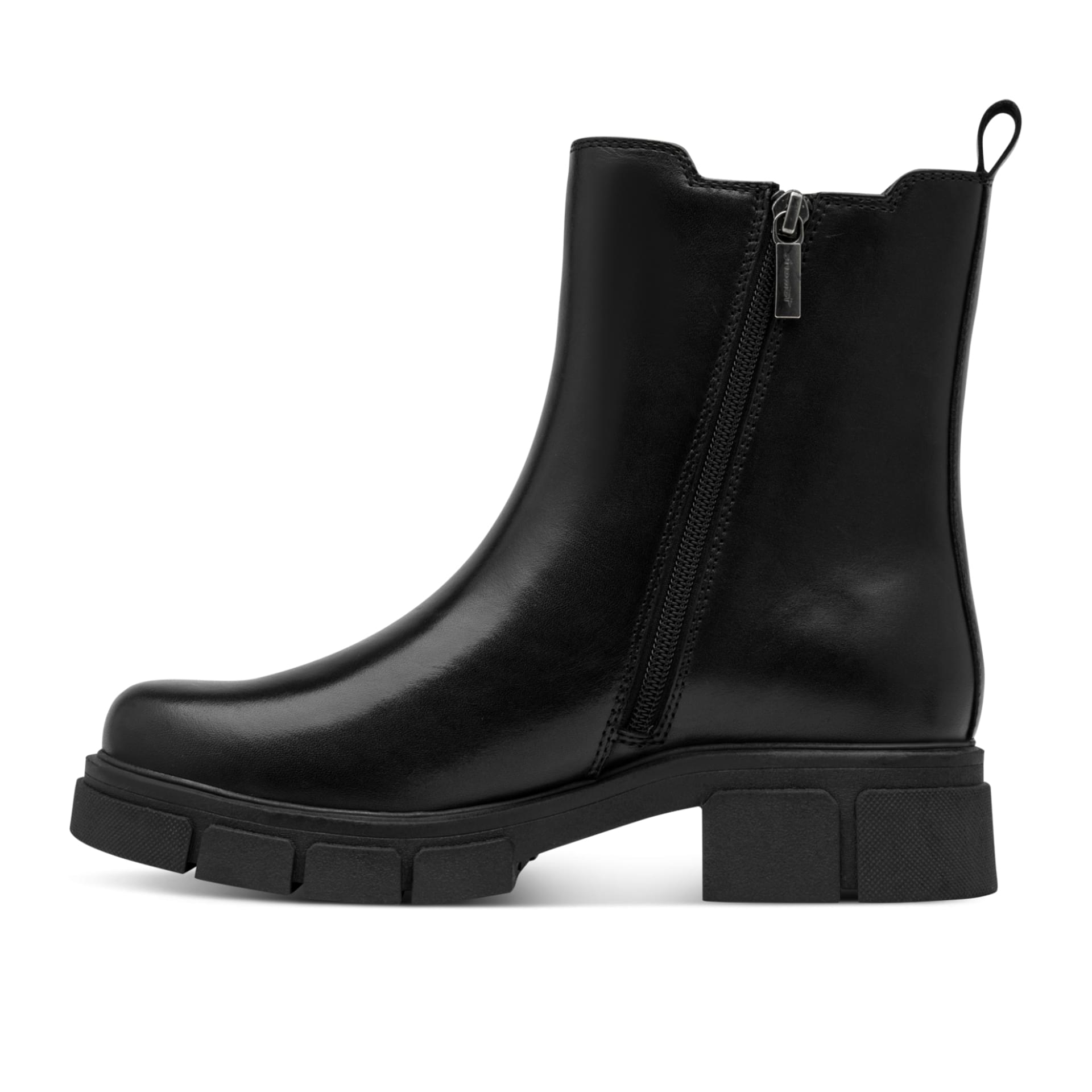 Tamaris Comfort Joanne Chelsea Boots leather in Black Nappa, inner side (SKU 8-86415-47--022)