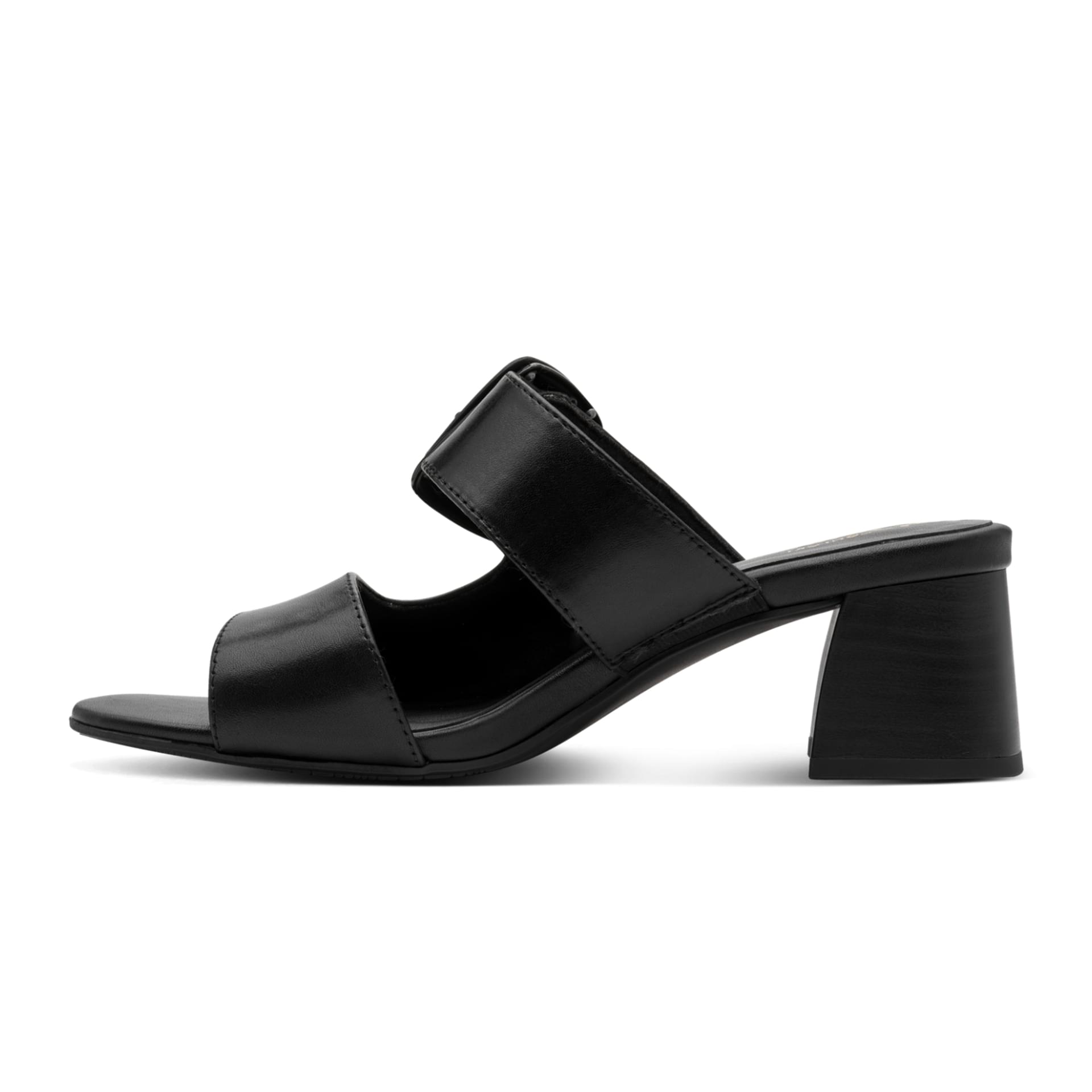 Tamaris Comfort Julia Loafers in Black Nappa, côté intérieur (SKU 8-87215-46--022)
