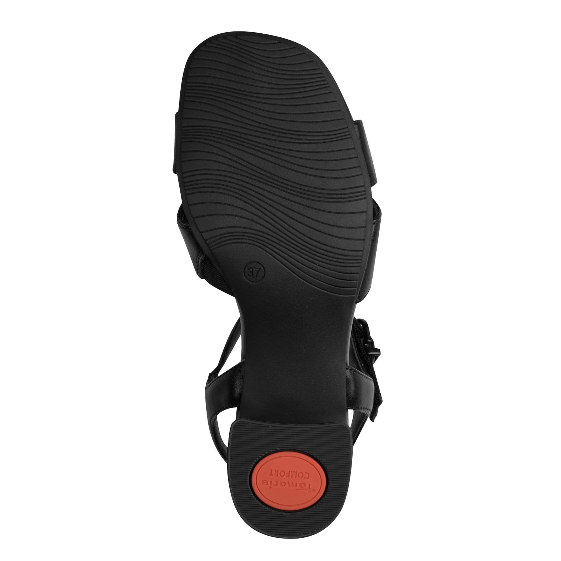 Tamaris Comfort Julia Sandales in Black, semelle (SKU 8-88322-46--001)
